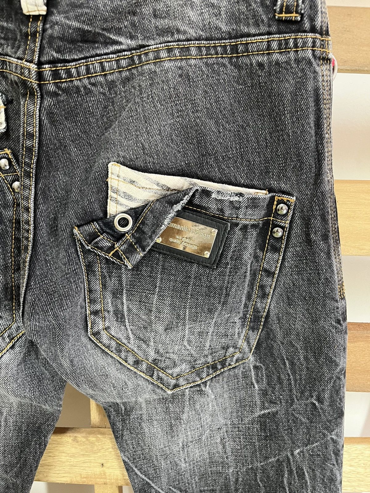 Japanese Brand SEMANTIC DESIGN Distressed Harajuku Tigerskin Jeans Size US 30 / EU 46 - 13 Thumbnail