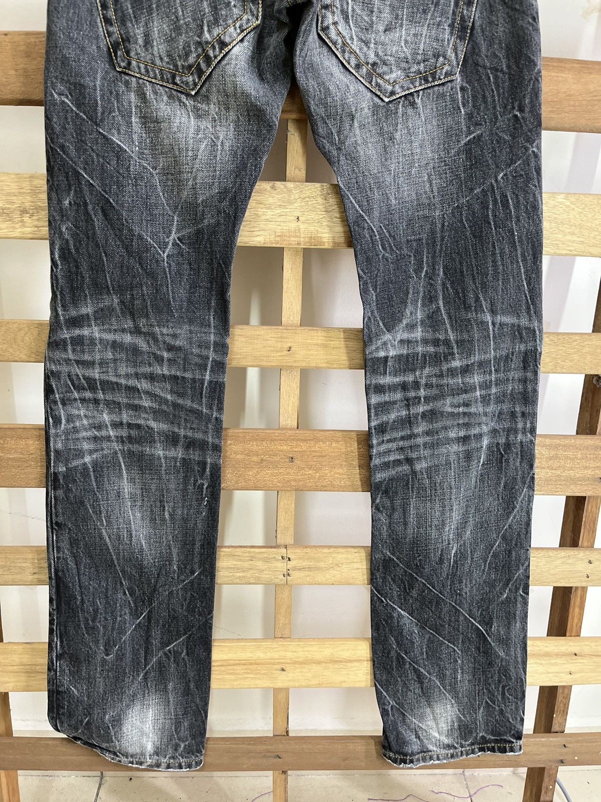 Japanese Brand SEMANTIC DESIGN Distressed Harajuku Tigerskin Jeans Size US 30 / EU 46 - 9 Thumbnail