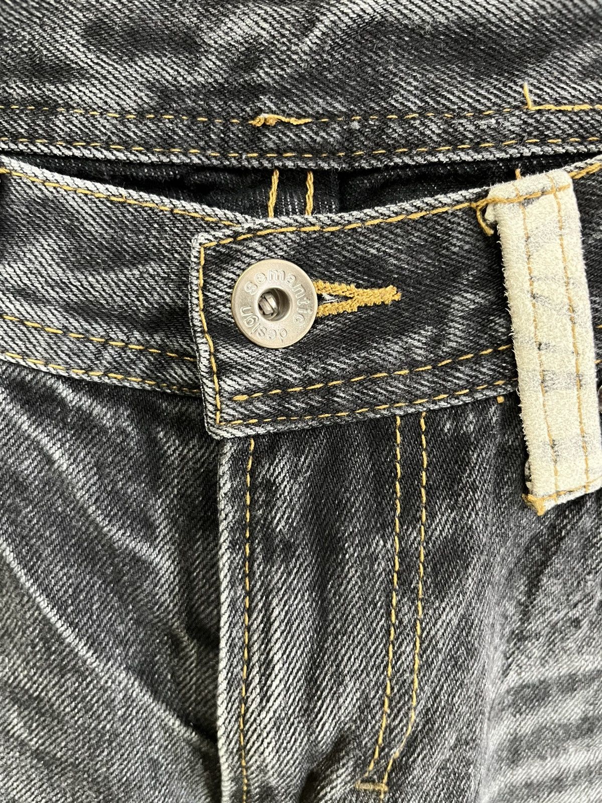 Japanese Brand SEMANTIC DESIGN Distressed Harajuku Tigerskin Jeans Size US 30 / EU 46 - 19 Thumbnail