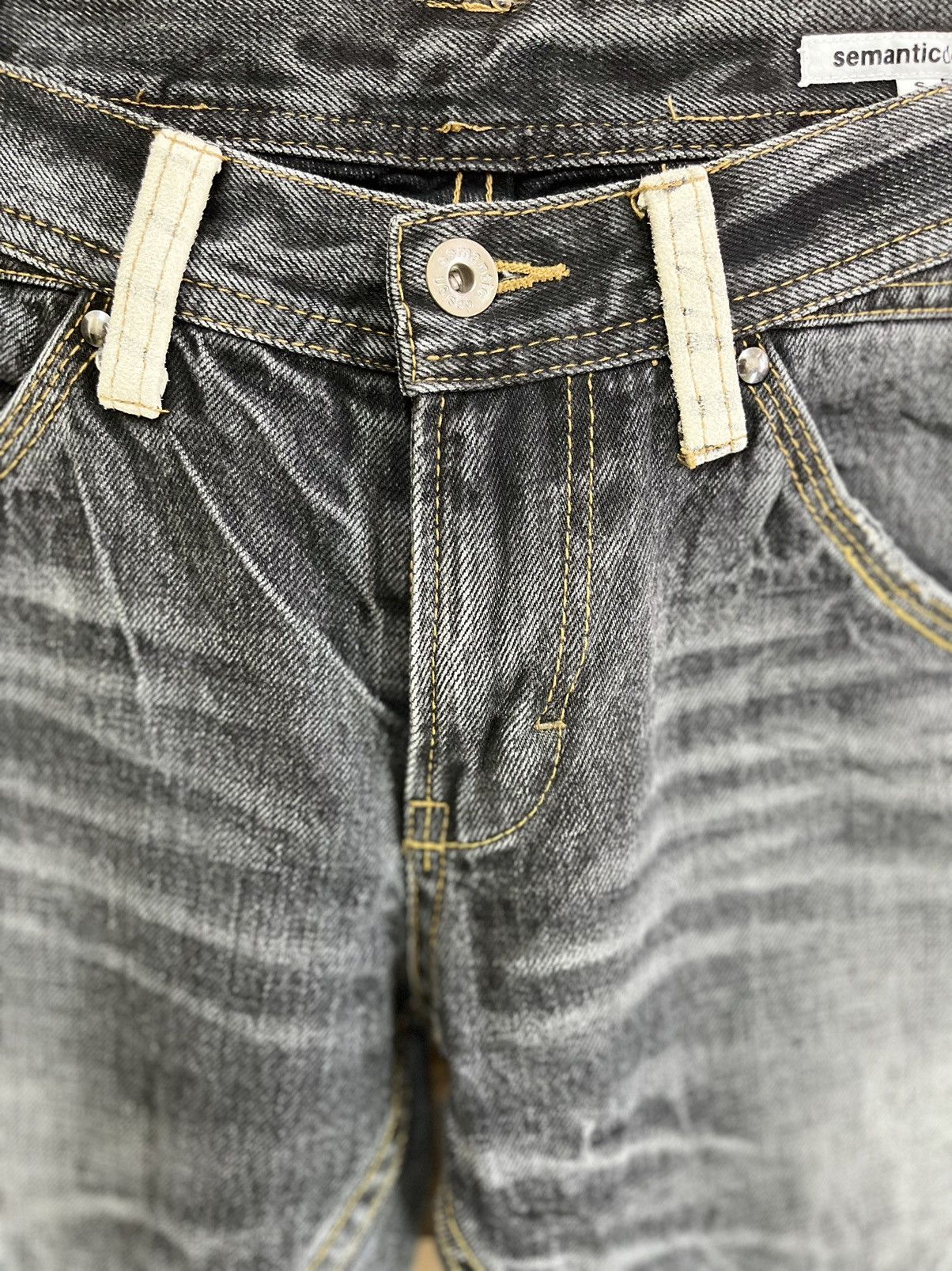 Japanese Brand SEMANTIC DESIGN Distressed Harajuku Tigerskin Jeans Size US 30 / EU 46 - 18 Thumbnail