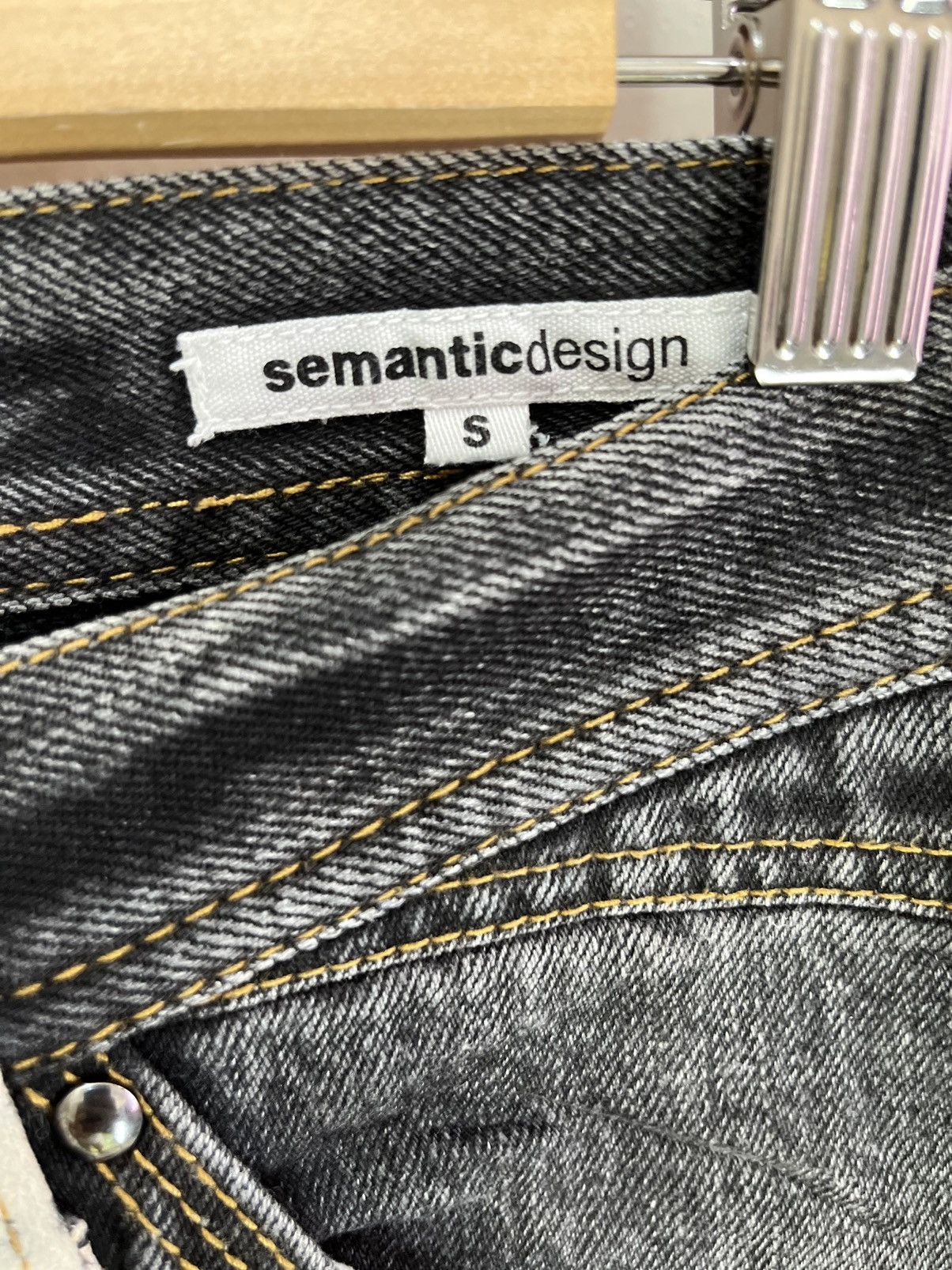 Japanese Brand SEMANTIC DESIGN Distressed Harajuku Tigerskin Jeans Size US 30 / EU 46 - 20 Thumbnail