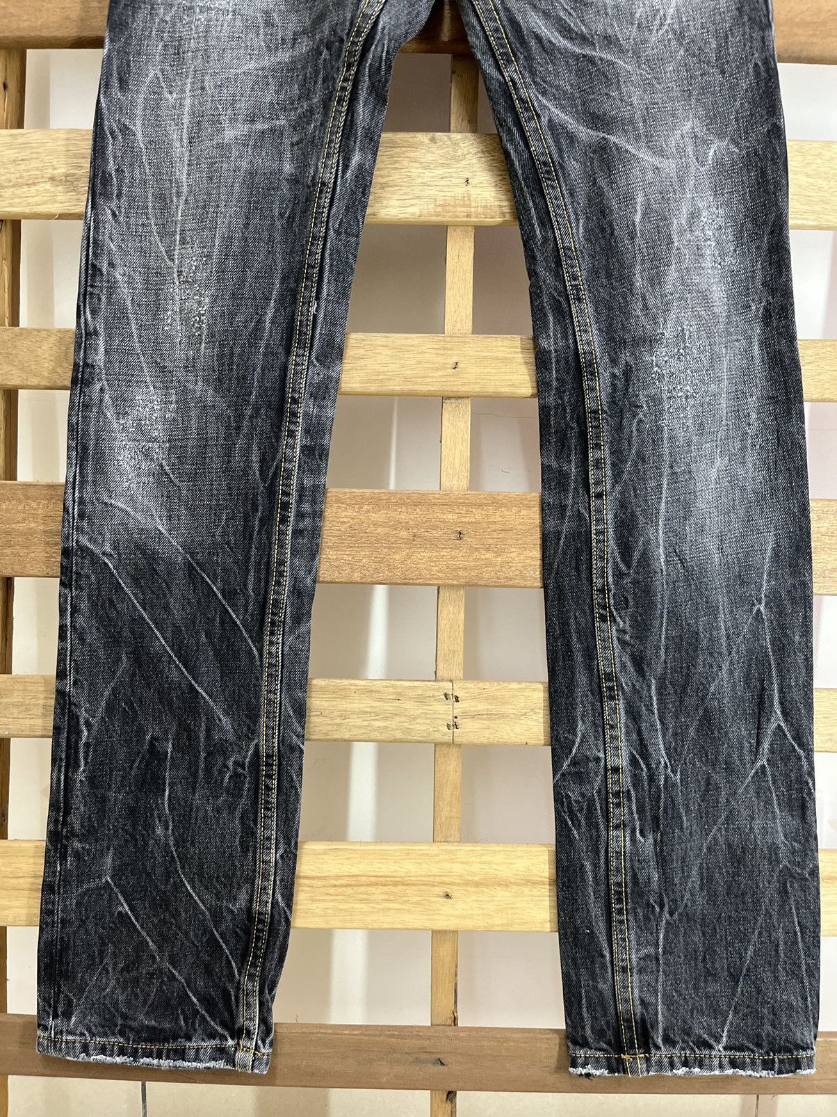 Japanese Brand SEMANTIC DESIGN Distressed Harajuku Tigerskin Jeans Size US 30 / EU 46 - 8 Thumbnail