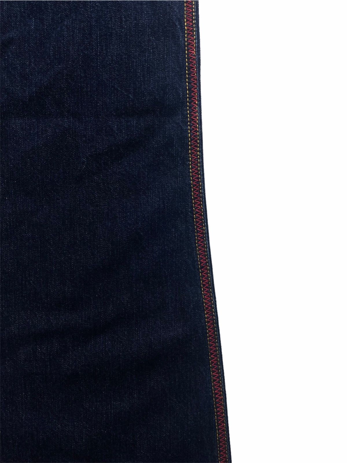 Hysteric Glamour × Japanese Brand 1990s Daisy Lovers - Flared Denim Red Stiched Pants Size US 28 / EU 44 - 5 Thumbnail
