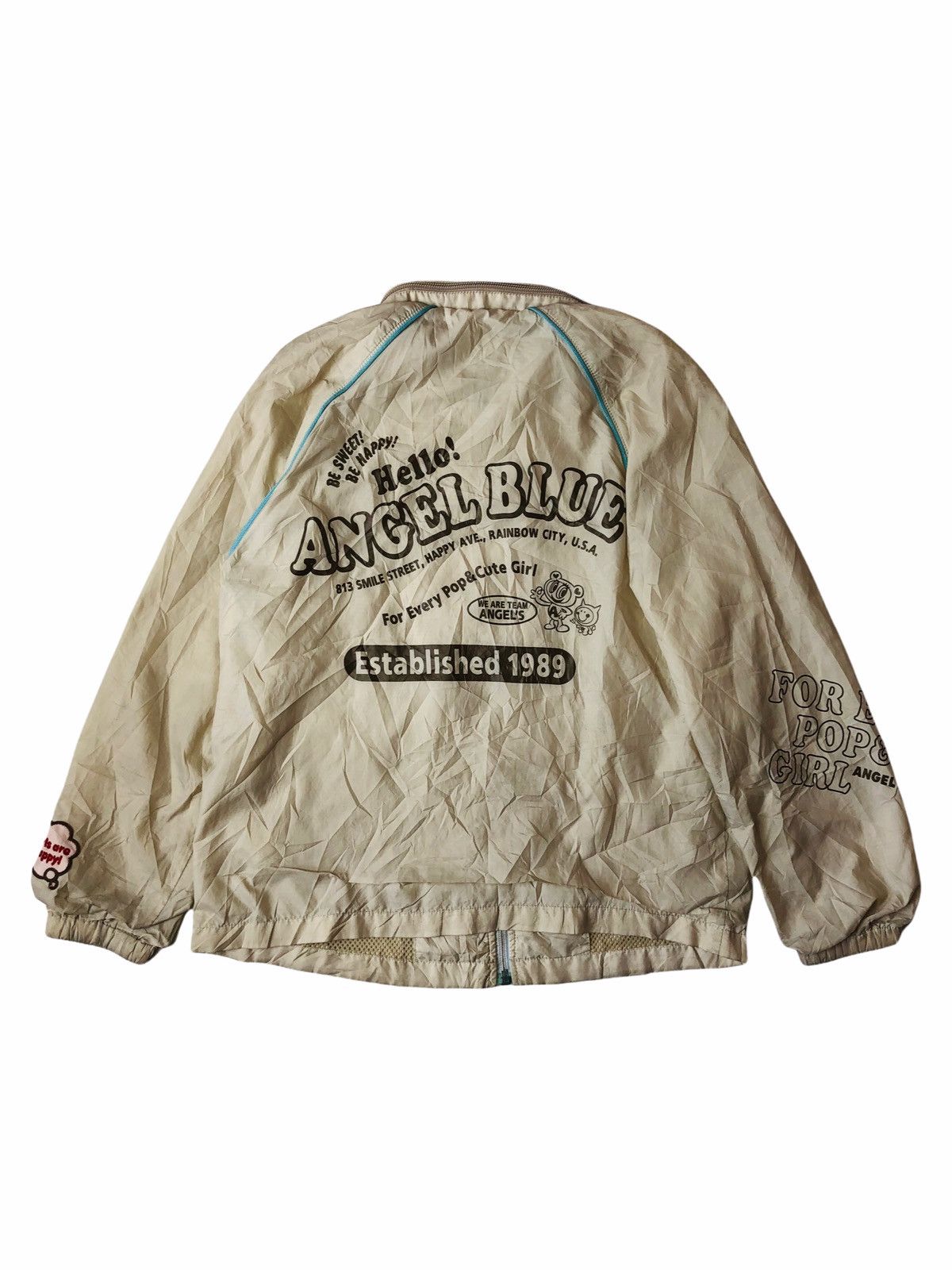 Hysteric Glamour ☠️NEEDGONE☠️90s Angel Blue Rainbow Zipper Hoodie Jacket Size US S / EU 44-46 / 1 - 3 Thumbnail