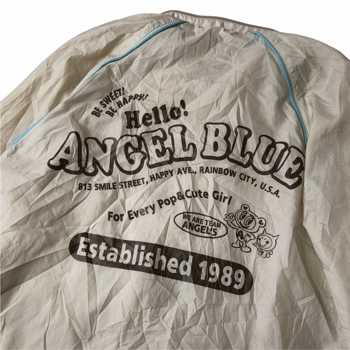 Hysteric Glamour ☠️NEEDGONE☠️90s Angel Blue Rainbow Zipper Hoodie Jacket Size US S / EU 44-46 / 1 - 6 Thumbnail