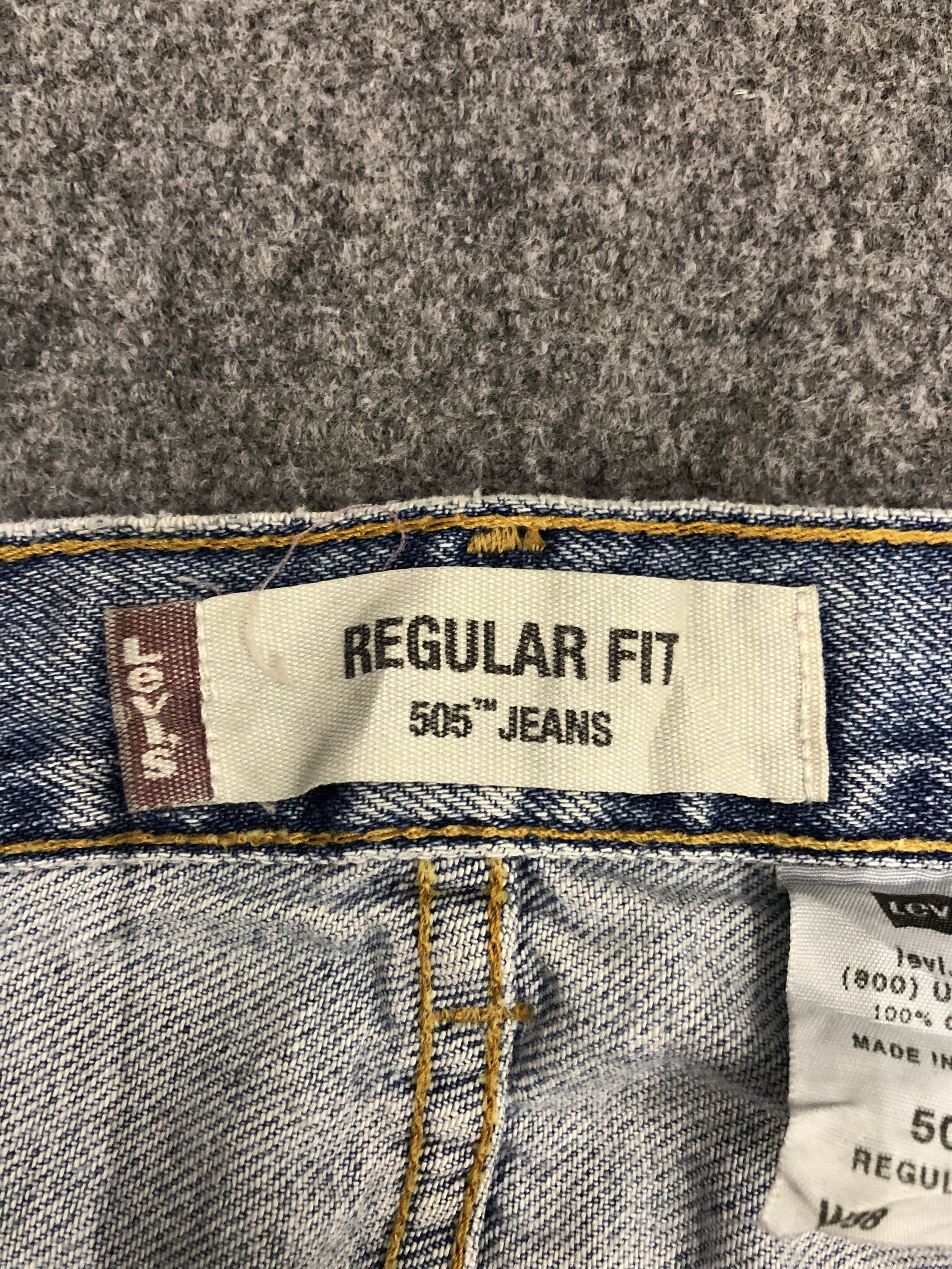 Levi's Vintage Levis 505 Light Wash Jeans DP1007 Size US 36 / EU 52 - 12 Thumbnail