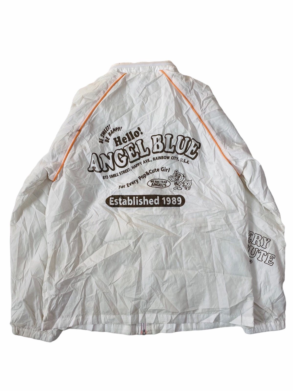 Hysteric Glamour ☠️NEEDGONE☠️90s Angel Blue Lightweight Jacket Rainbow Zip Size US M / EU 48-50 / 2 - 9 Thumbnail