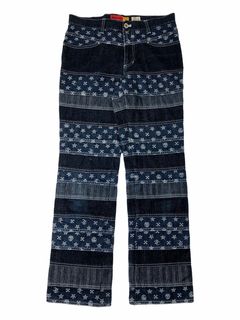 Louis Vuitton 'Human Made' Monogram Patchwork Denim Pants