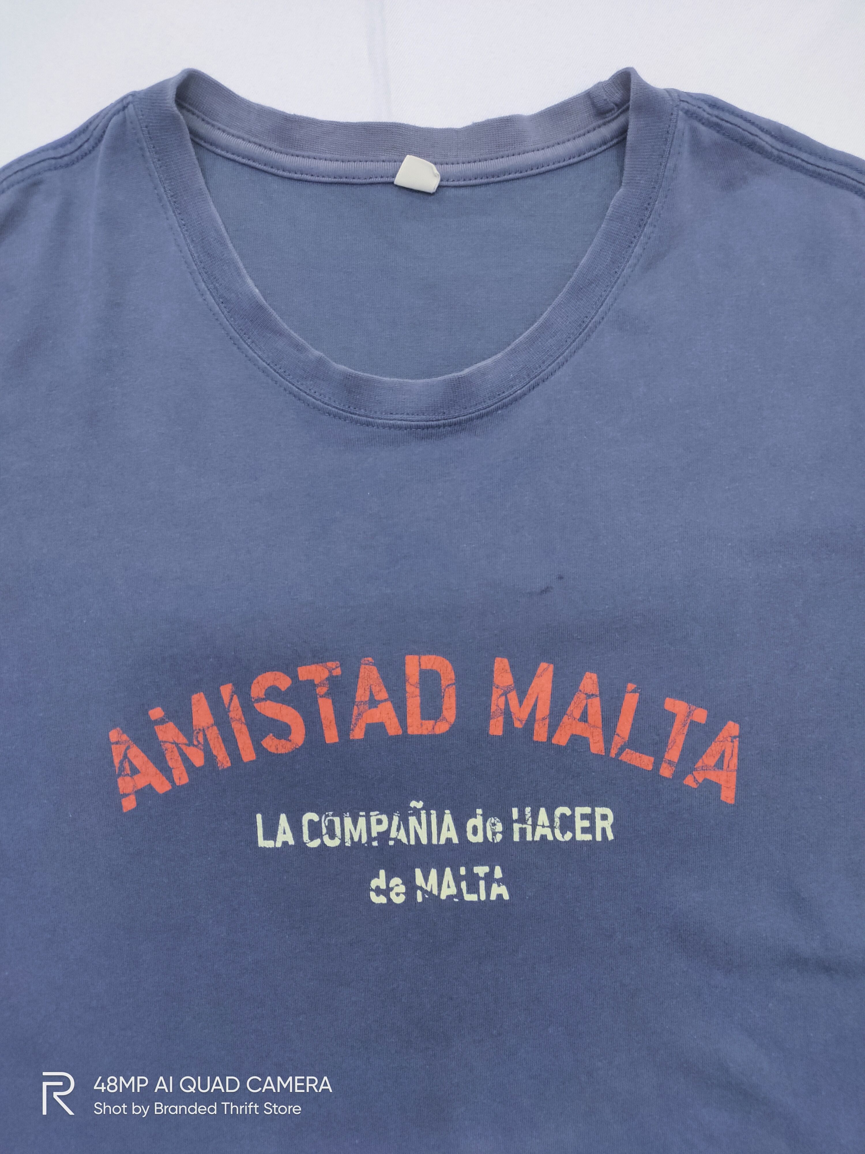 F.C. Real Bristol × Uniqlo Vintage UNIQLO Amistad Malta Gusto Dulce Big Logo Tee Shirt Size US L / EU 52-54 / 3 - 6 Thumbnail