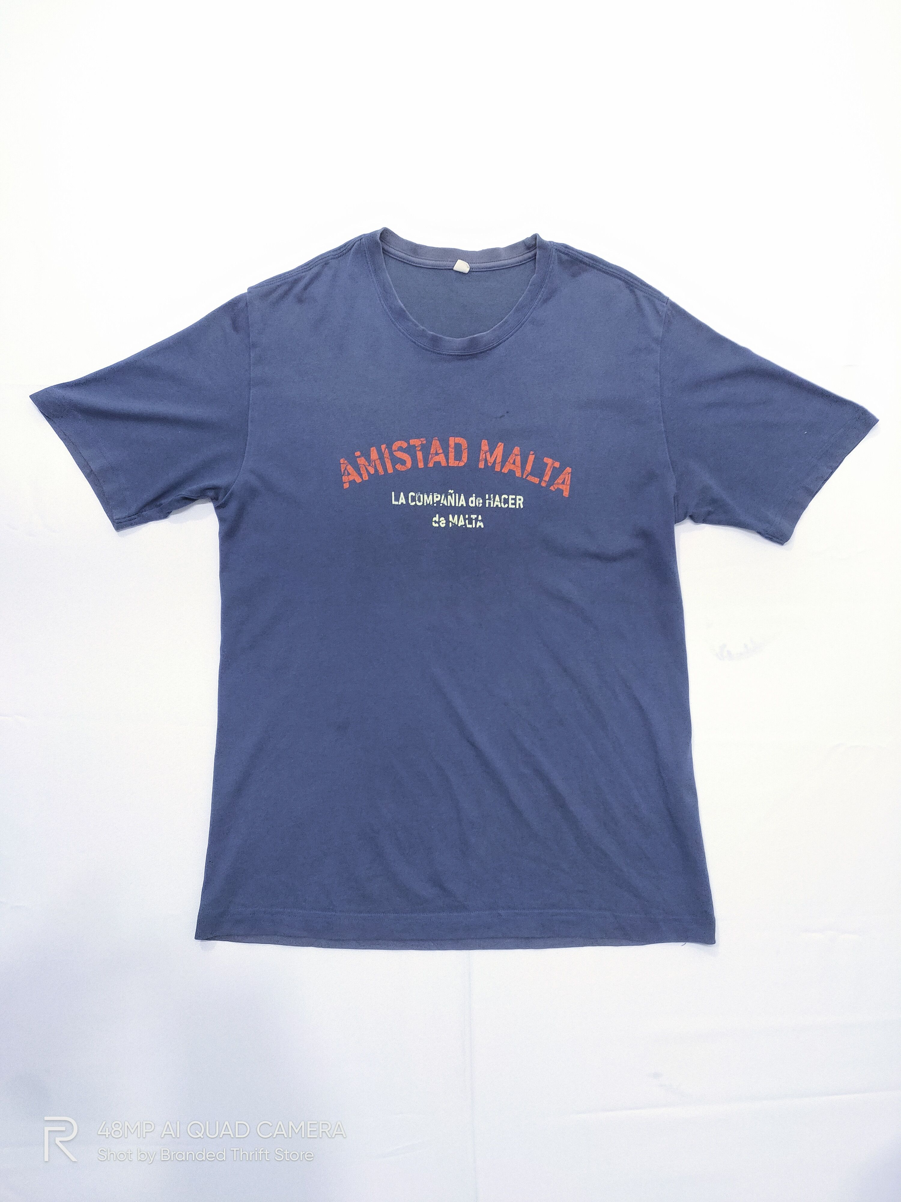 F.C. Real Bristol × Uniqlo Vintage UNIQLO Amistad Malta Gusto Dulce Big Logo Tee Shirt Size US L / EU 52-54 / 3 - 3 Thumbnail