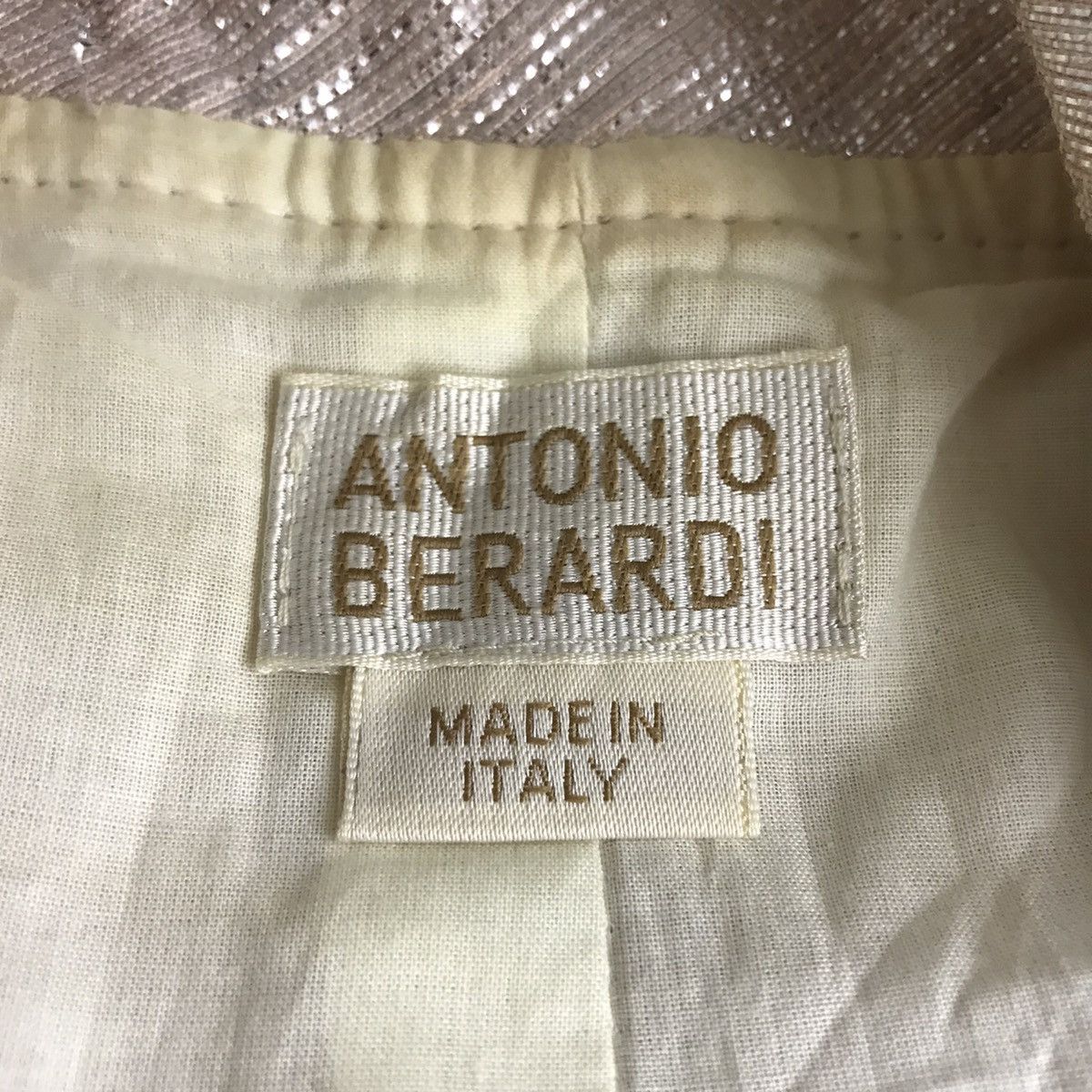 Vintage ANTONIO BERARDI Italy Brand Glitter Bling Bling Coat Jacket Size US XS / EU 42 / 0 - 4 Thumbnail