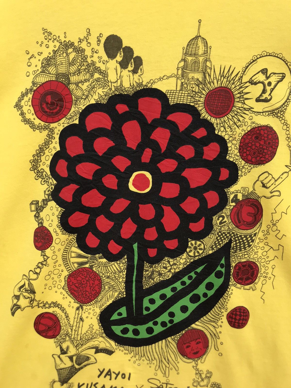 Japanese Brand Yayoi Kusama X Satoshi Ohno X 24 Hour Tv Tees Size US M / EU 48-50 / 2 - 3 Thumbnail