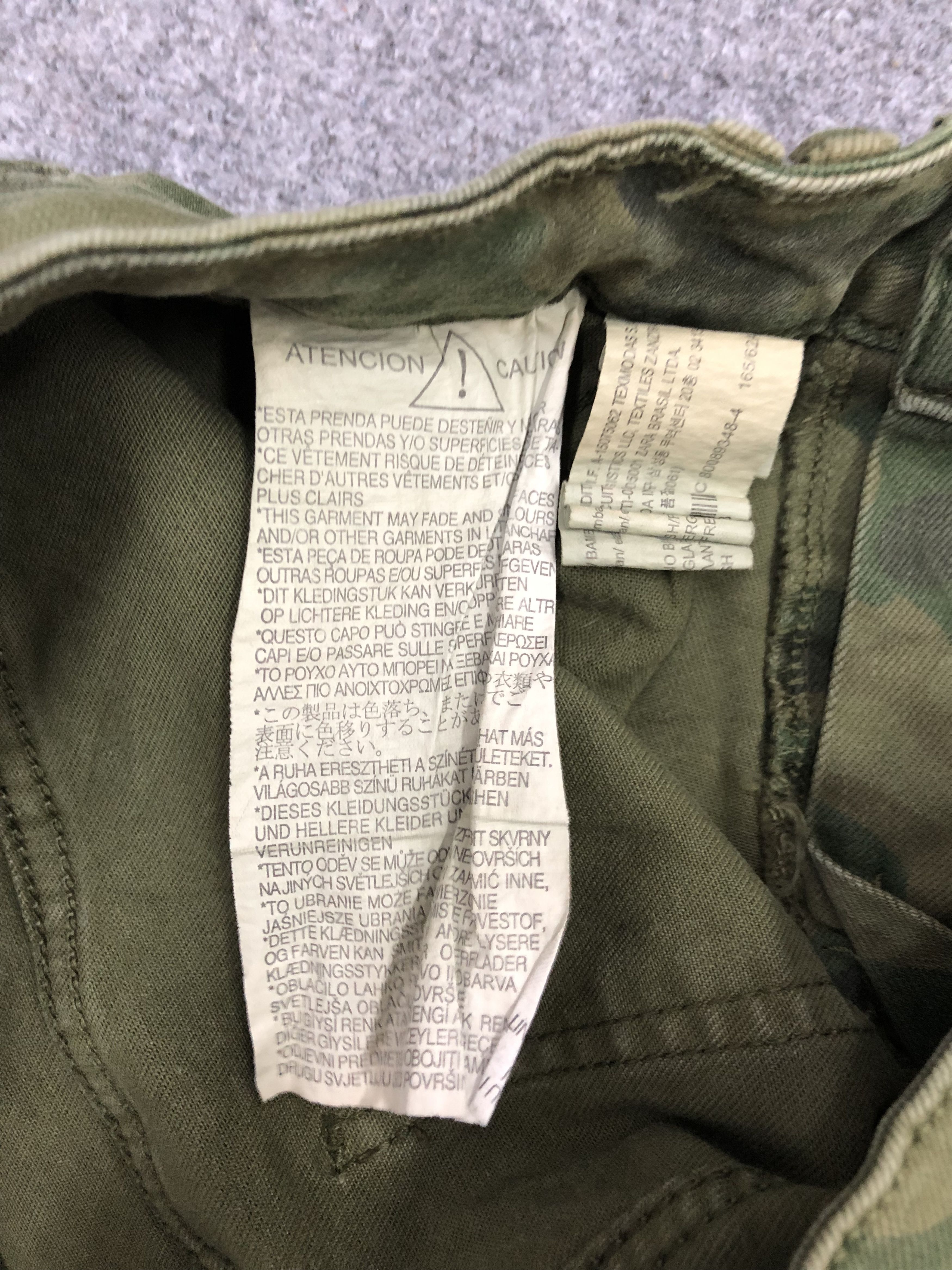 Vintage × Zara Vintage Zara Trafaluc Denimwear Camouflage Jeans Size US 26 / EU 42 - 7 Thumbnail