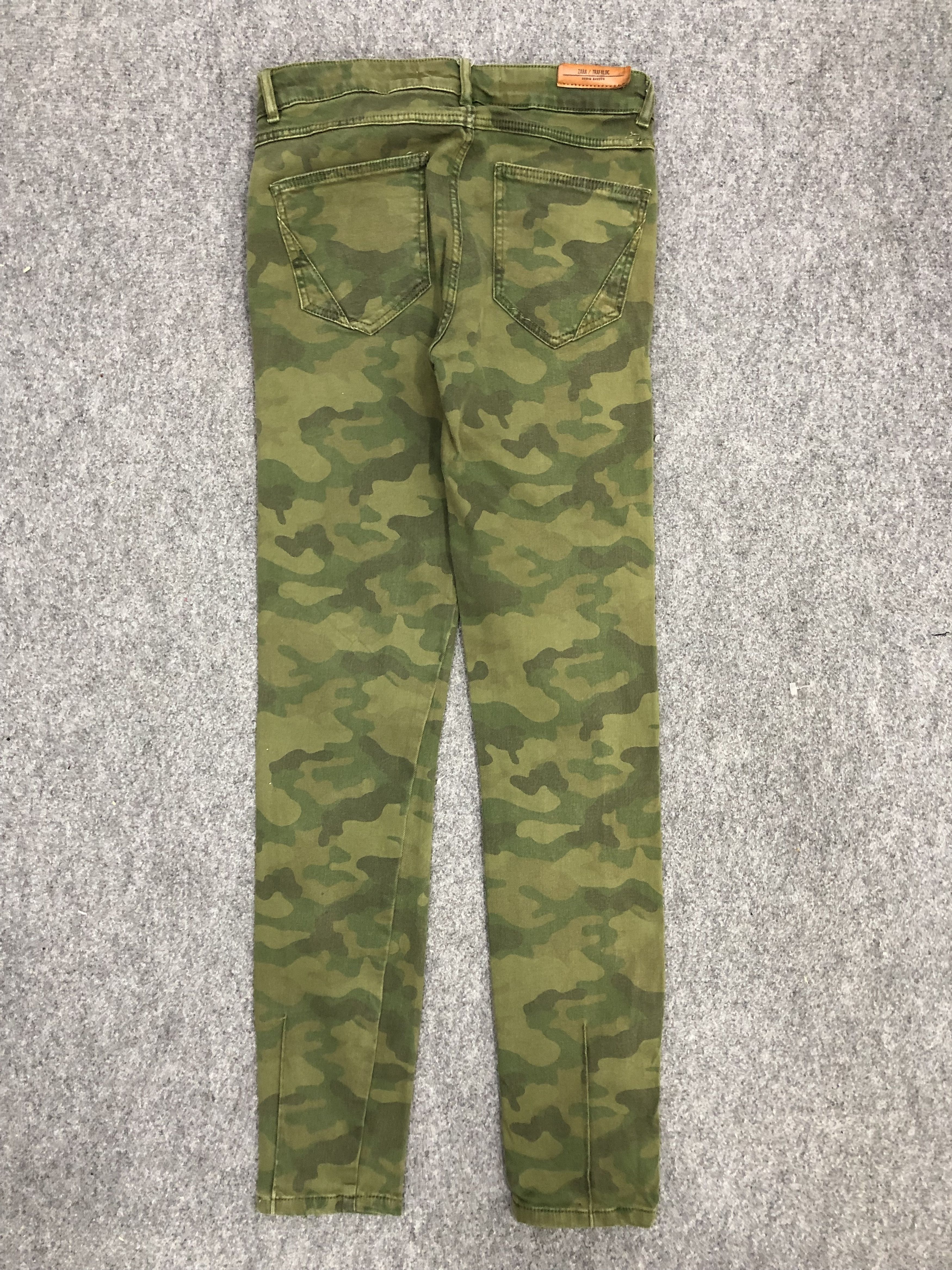 Vintage × Zara Vintage Zara Trafaluc Denimwear Camouflage Jeans Size US 26 / EU 42 - 3 Thumbnail