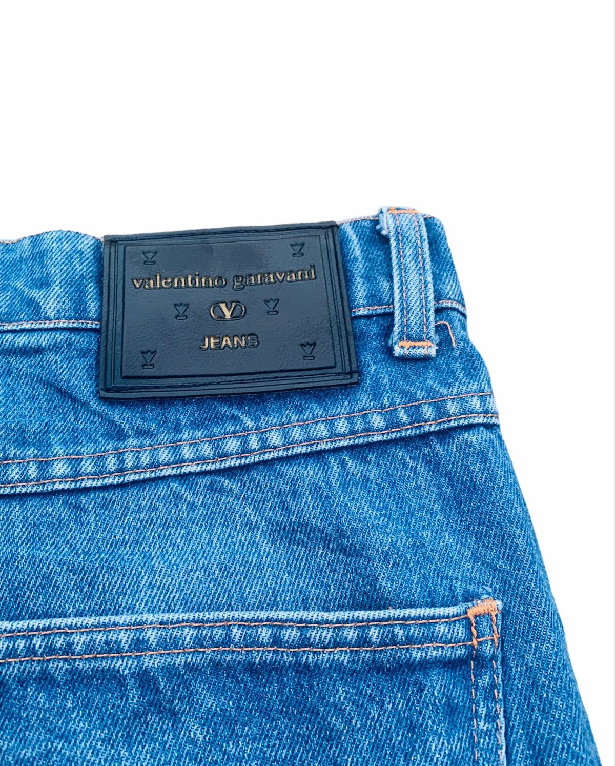 Valentino × Vintage Vintage Valentino Garavani washed denim pants made in Italy Size US 35 - 4 Thumbnail