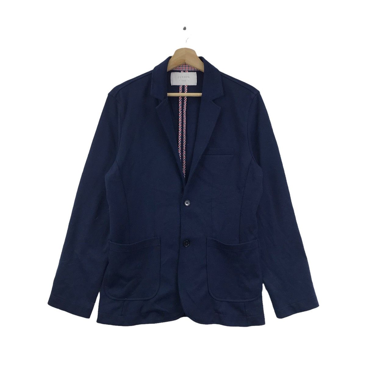 Jun Takahashi JUNMEN 1956 Jun Takahashi Japanese Brand Navy WoolCoatJacket Size US S / EU 44-46 / 1 - 1 Thumbnail
