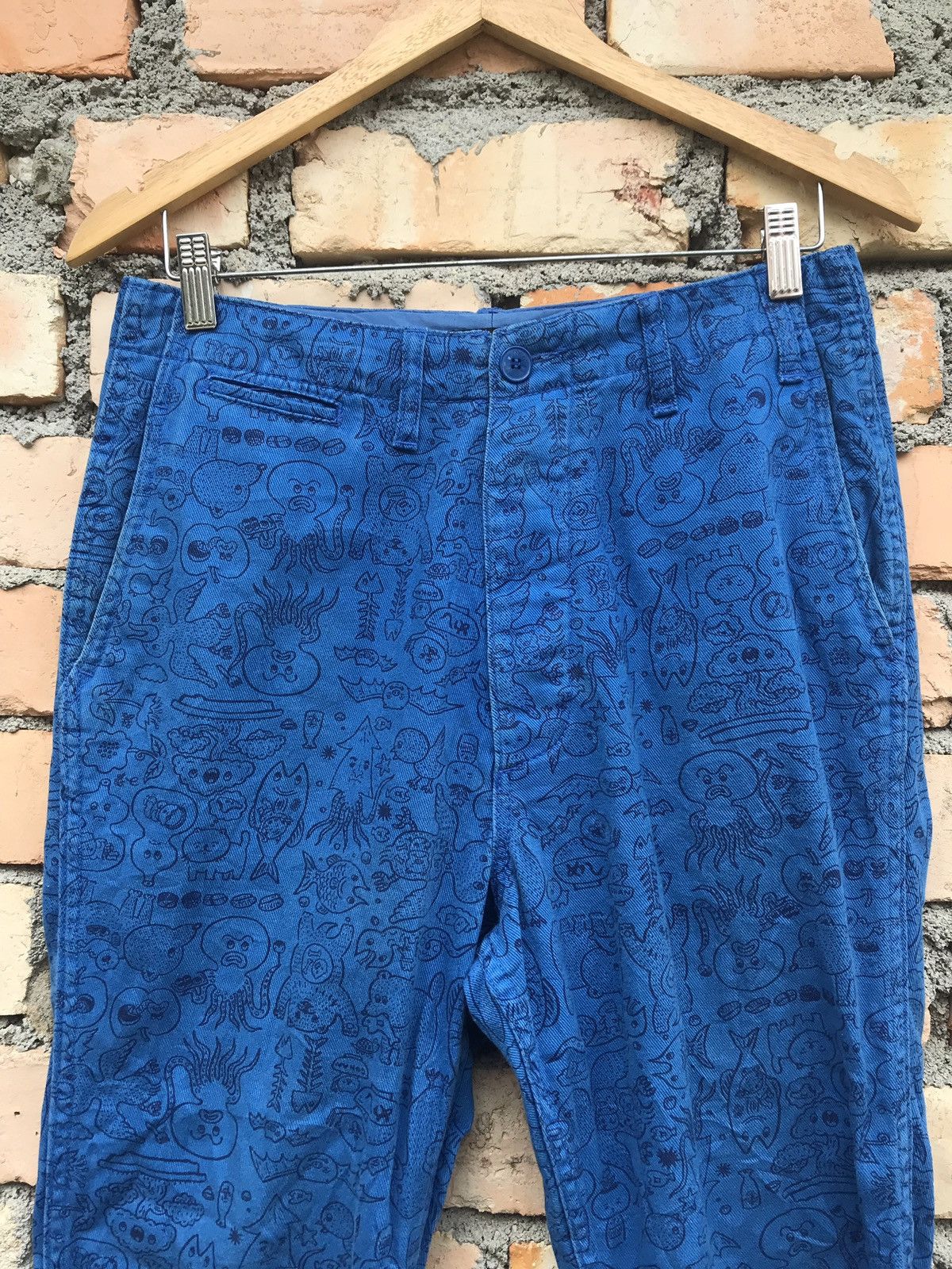 Issey Miyake × Ne-Net × Vintage Vintage ne-net issey miyake brand fullprinted pants Size US 30 / EU 46 - 3 Thumbnail