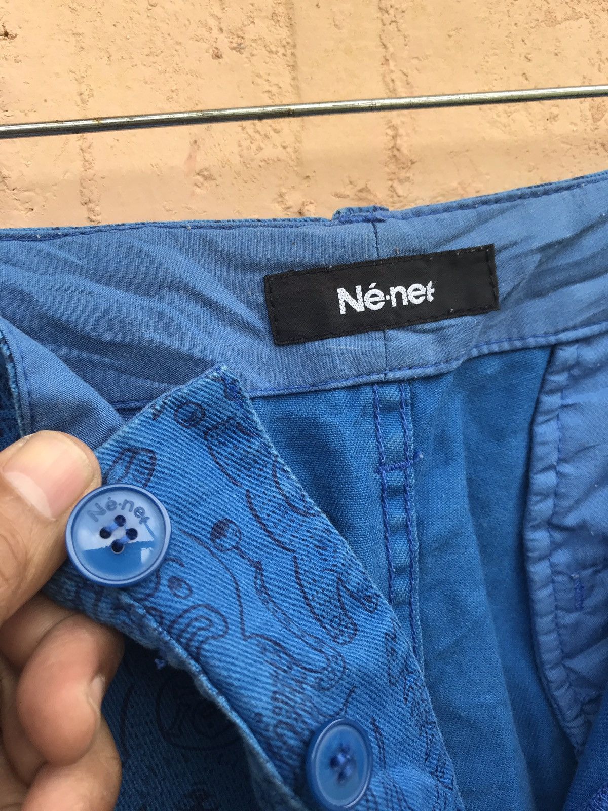 Issey Miyake × Ne-Net × Vintage Vintage ne-net issey miyake brand fullprinted pants Size US 30 / EU 46 - 1 Thumbnail