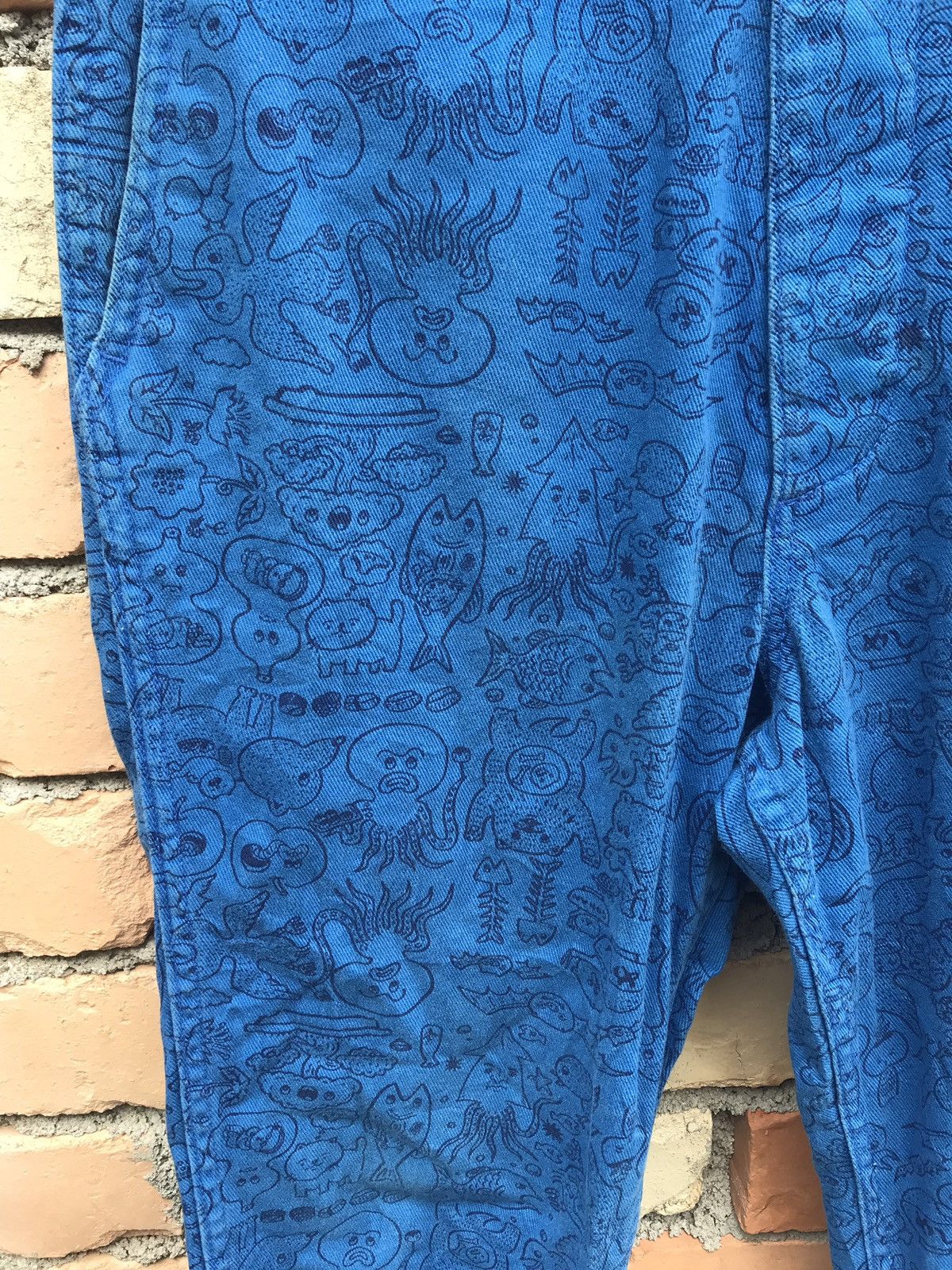 Issey Miyake × Ne-Net × Vintage Vintage ne-net issey miyake brand fullprinted pants Size US 30 / EU 46 - 15 Thumbnail