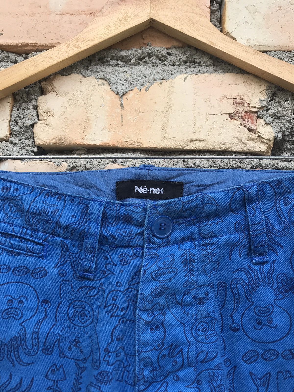 Issey Miyake × Ne-Net × Vintage Vintage ne-net issey miyake brand fullprinted pants Size US 30 / EU 46 - 2 Thumbnail