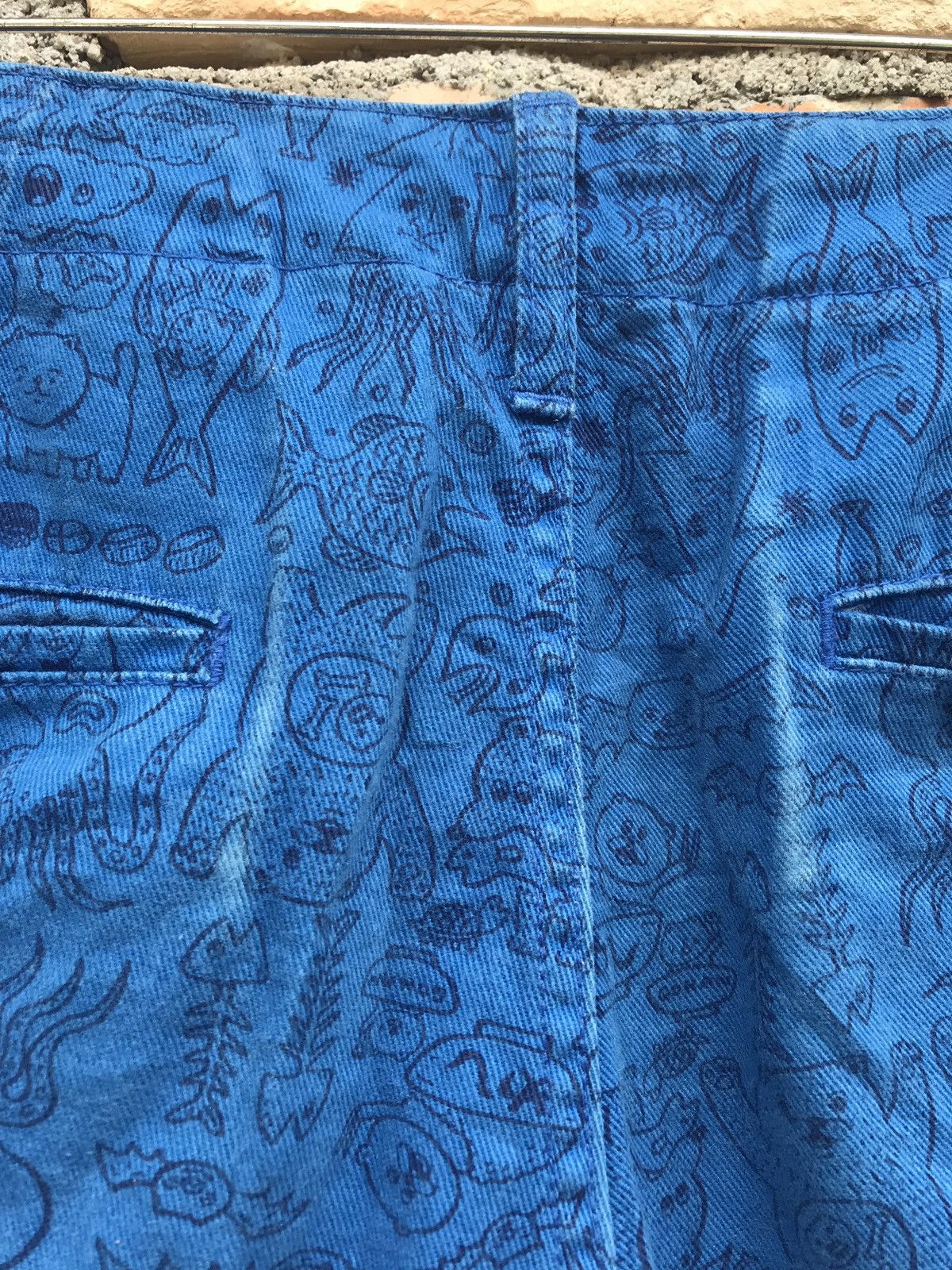 Issey Miyake × Ne-Net × Vintage Vintage ne-net issey miyake brand fullprinted pants Size US 30 / EU 46 - 14 Thumbnail
