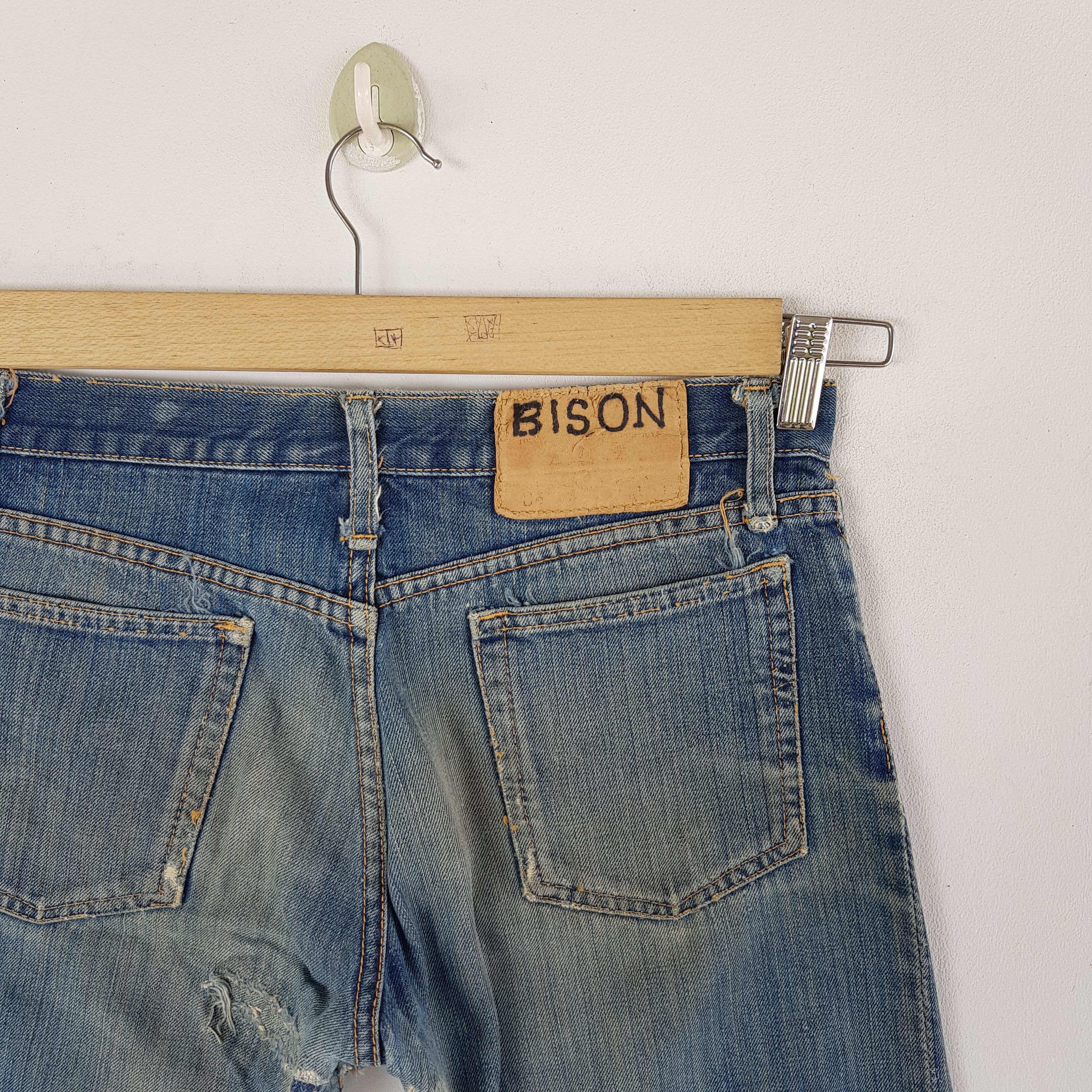 Japanese Brand Vintage Bobson Selvedge Jeans Distressed Redline Denim Size US 30 / EU 46 - 5 Thumbnail