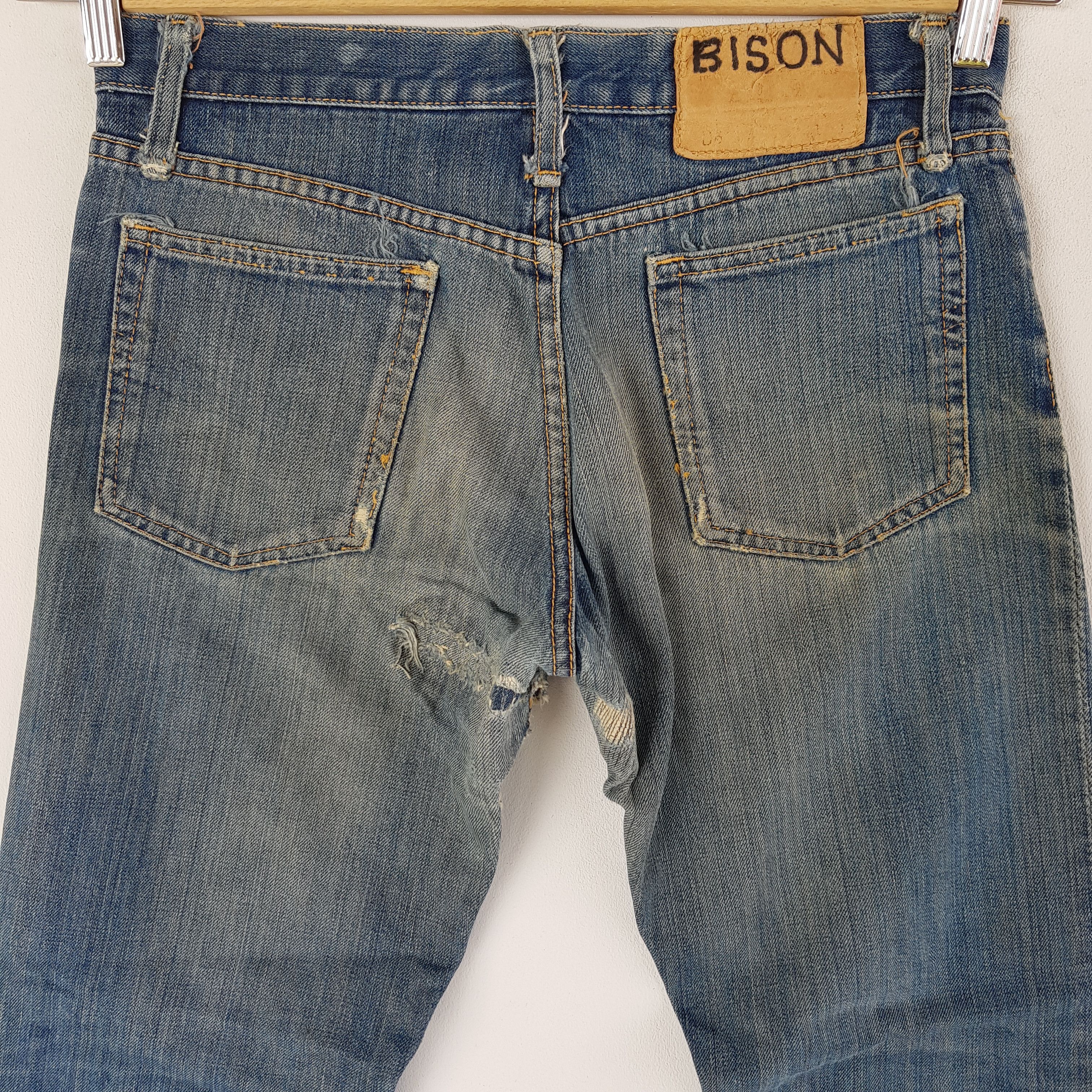 Japanese Brand Vintage Bobson Selvedge Jeans Distressed Redline Denim Size US 30 / EU 46 - 4 Thumbnail