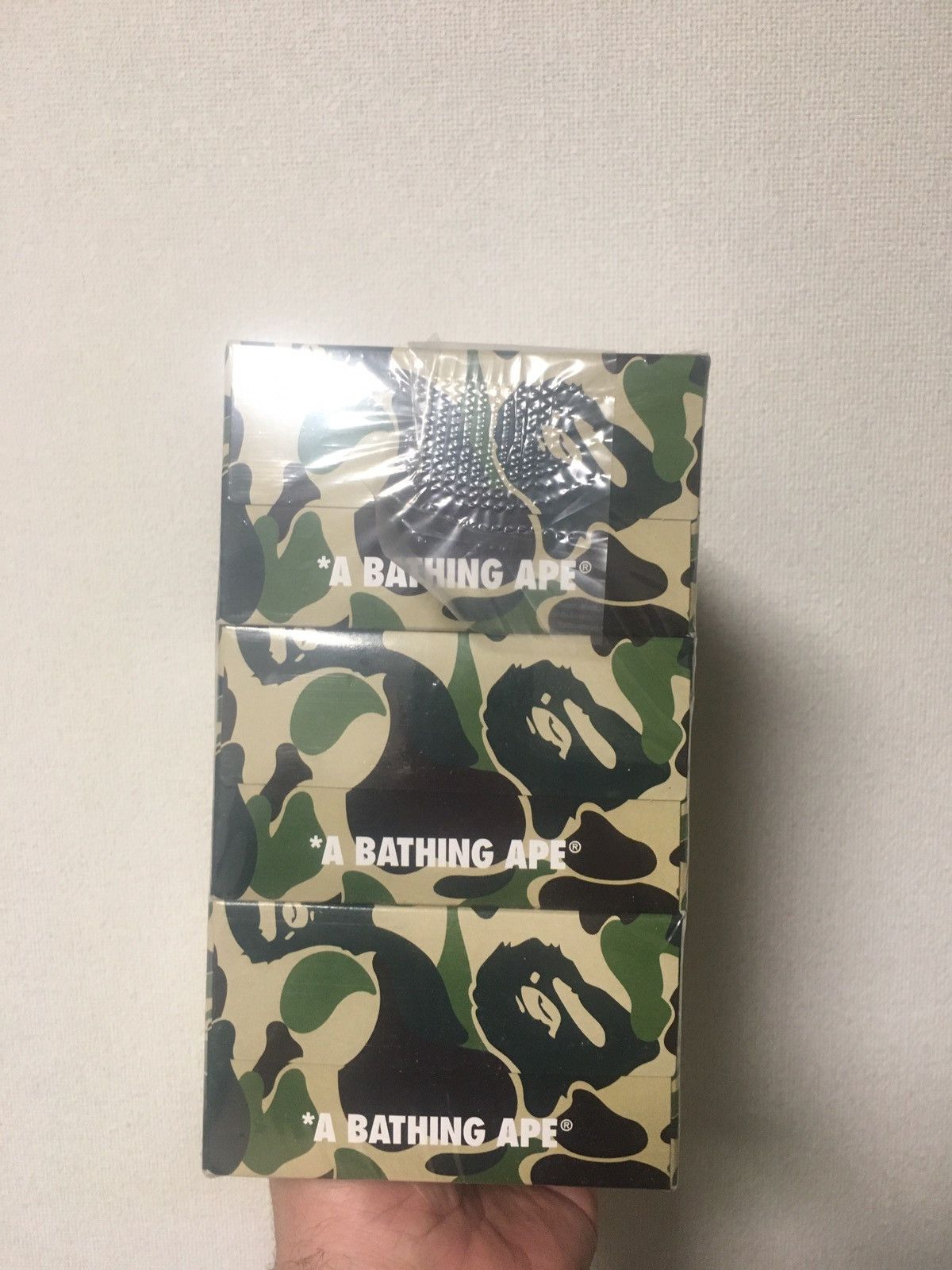 Bape 🔥 OG BAPE ABC Camo Tissue 3 Box Set Pack Green DS! Size ONE SIZE - 4 Thumbnail