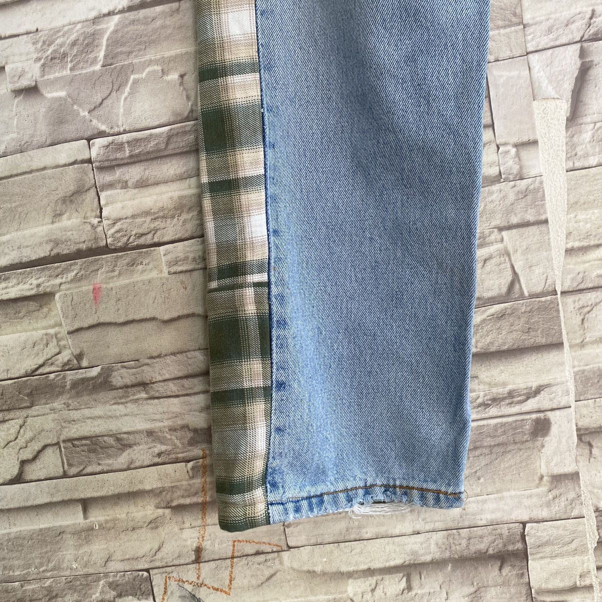 Levi's Vintage Levis 501 Repaired Distressed Patchwork Size US 30 / EU 46 - 7 Thumbnail