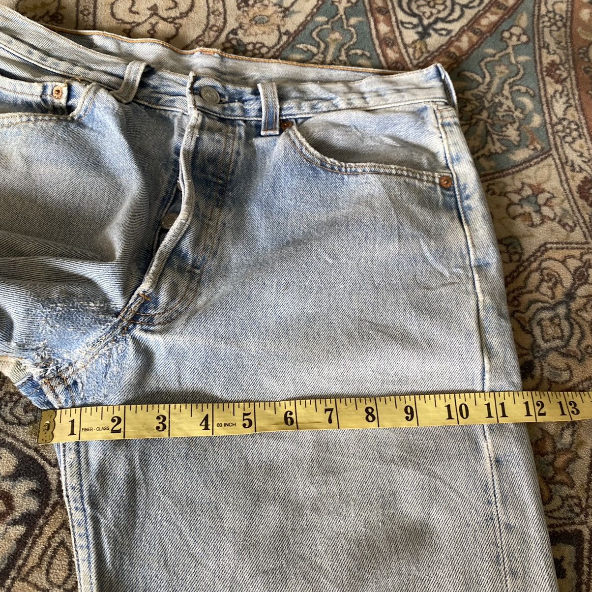 Levi's Vintage Levis 501 Repaired Distressed Patchwork Size US 30 / EU 46 - 20 Thumbnail