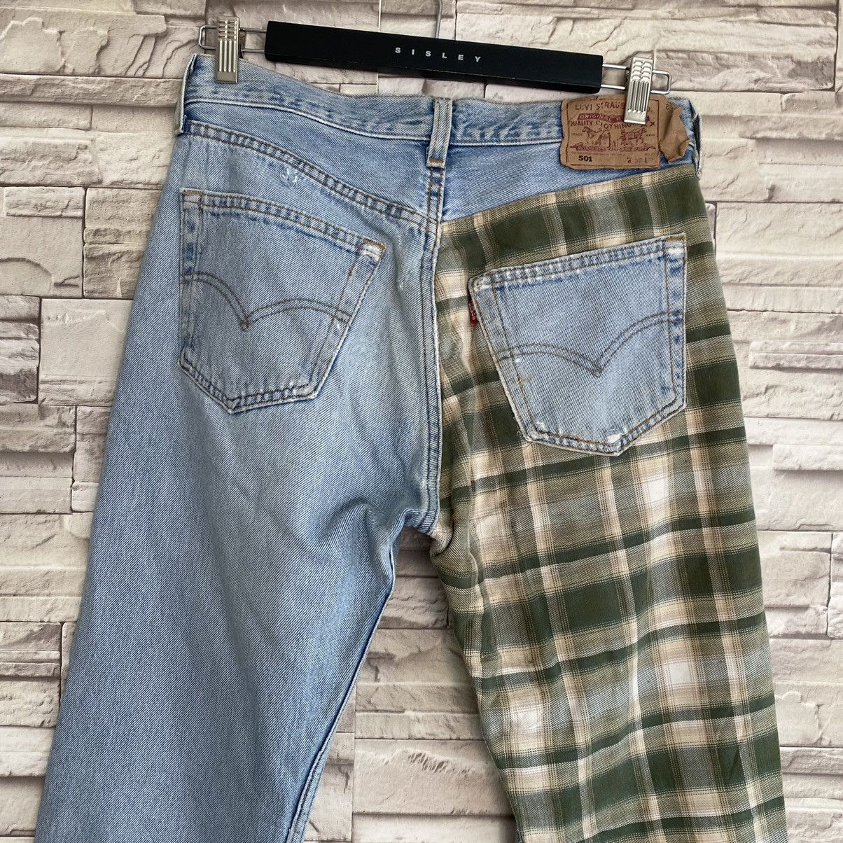 Levi's Vintage Levis 501 Repaired Distressed Patchwork Size US 30 / EU 46 - 10 Thumbnail