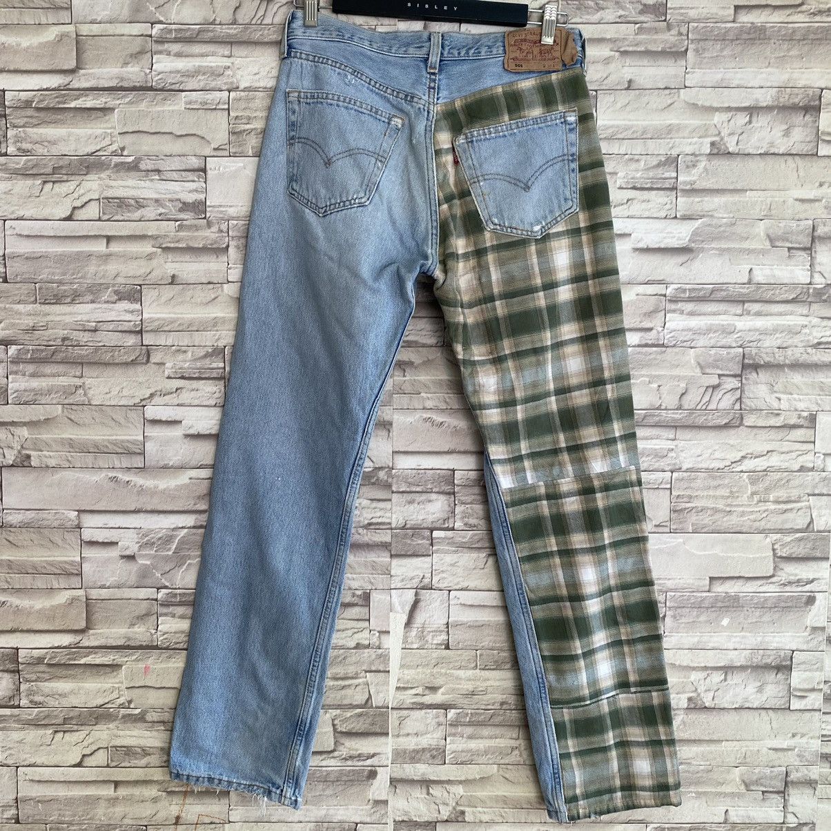 Levi's Vintage Levis 501 Repaired Distressed Patchwork Size US 30 / EU 46 - 9 Thumbnail