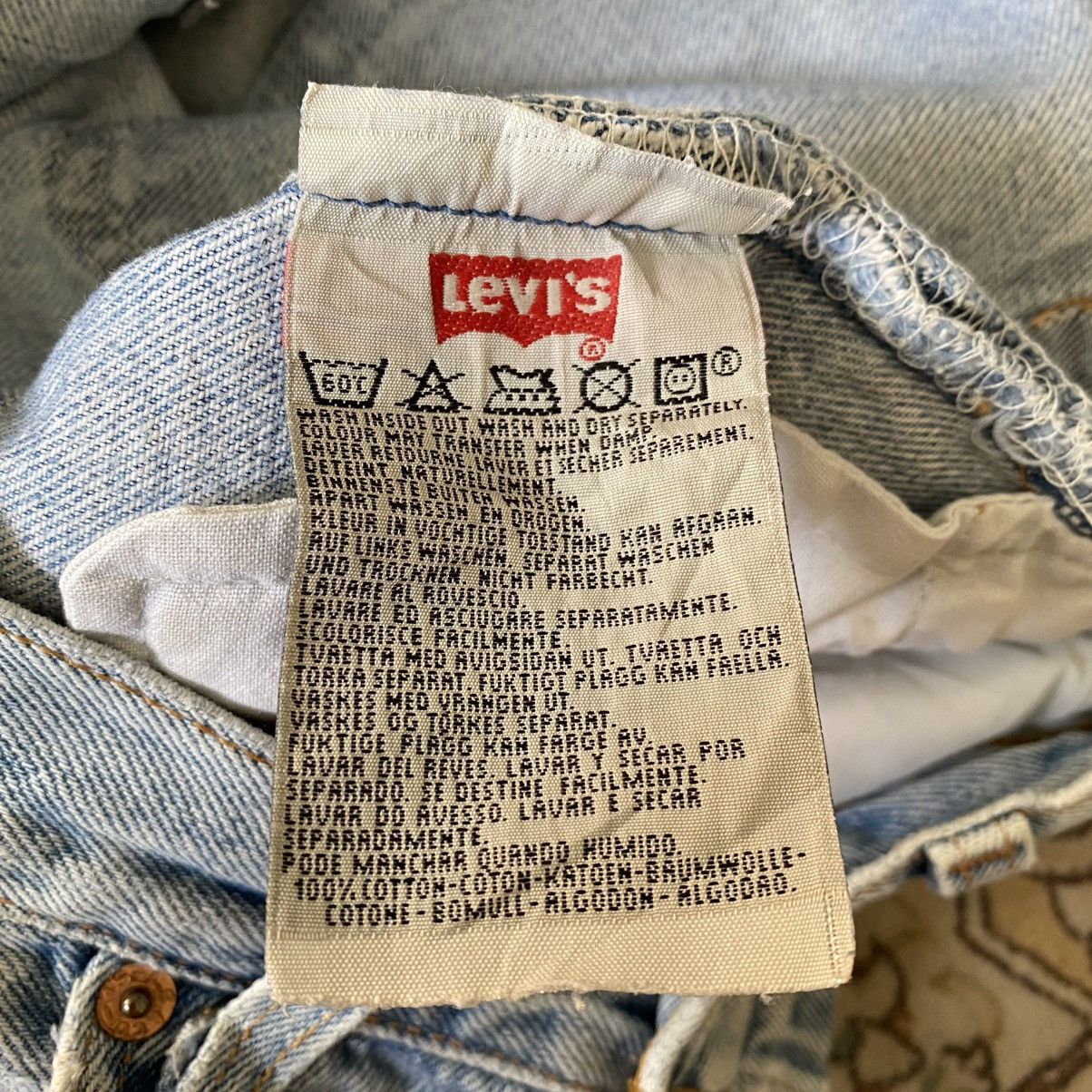 Levi's Vintage Levis 501 Repaired Distressed Patchwork Size US 30 / EU 46 - 15 Thumbnail