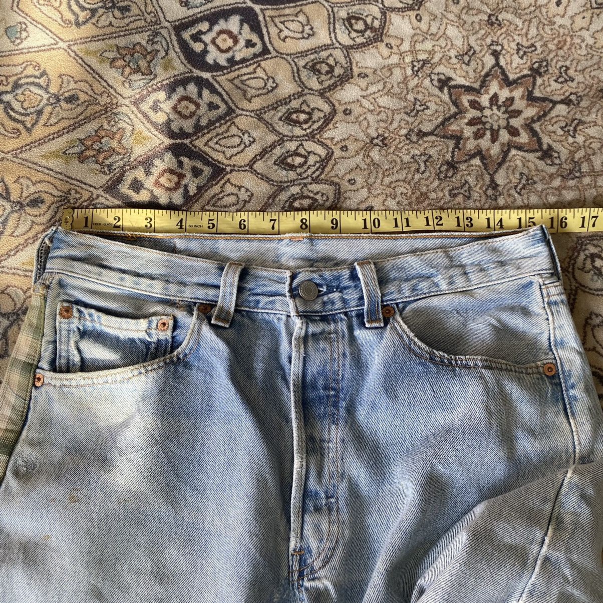 Levi's Vintage Levis 501 Repaired Distressed Patchwork Size US 30 / EU 46 - 17 Thumbnail