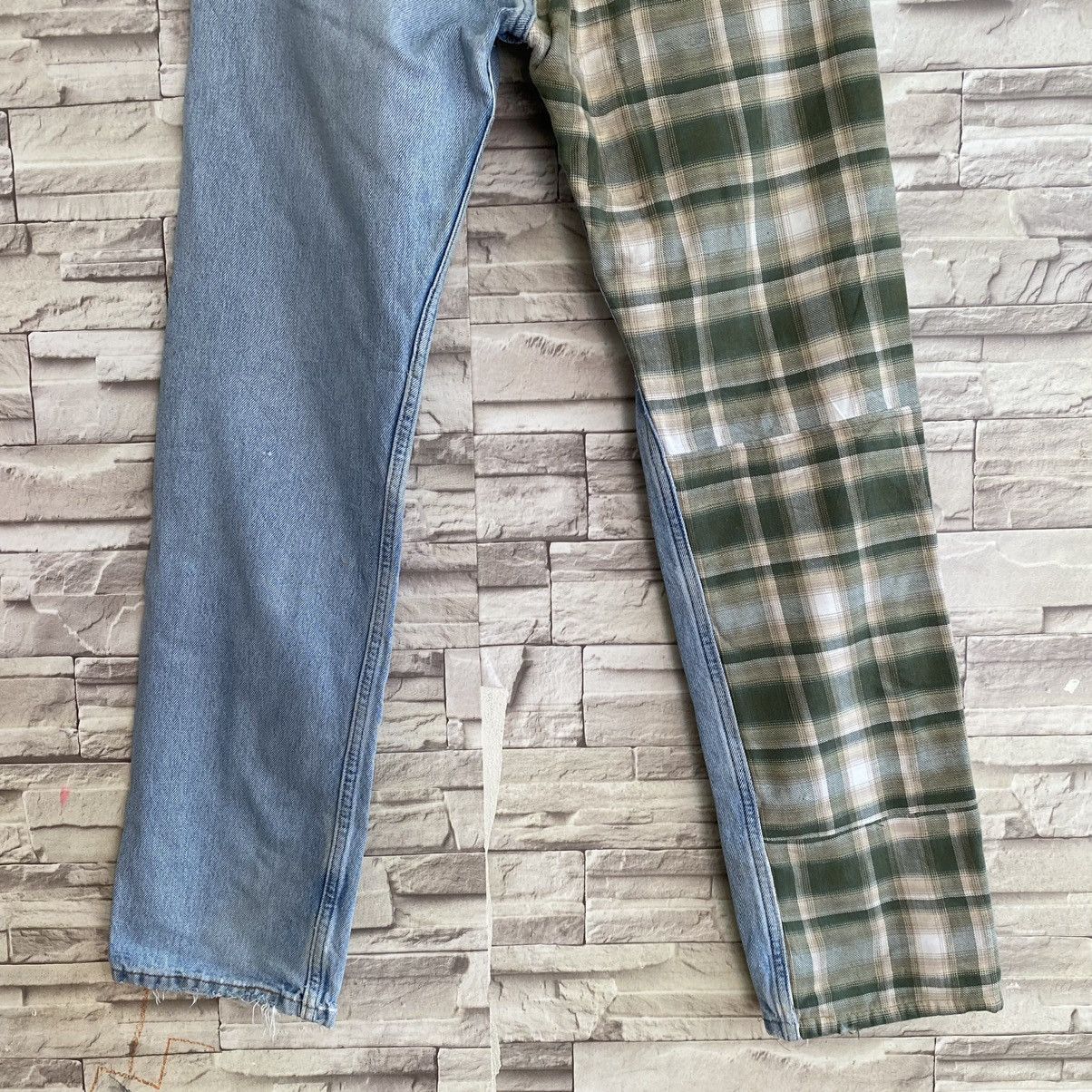 Levi's Vintage Levis 501 Repaired Distressed Patchwork Size US 30 / EU 46 - 13 Thumbnail