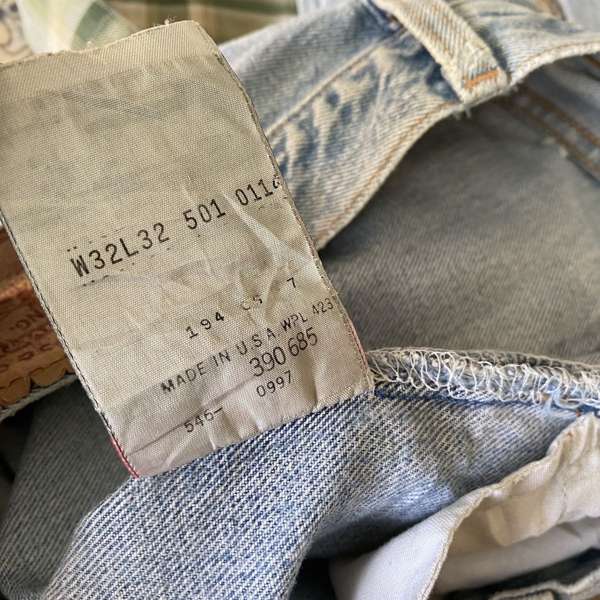 Levi's Vintage Levis 501 Repaired Distressed Patchwork Size US 30 / EU 46 - 16 Thumbnail