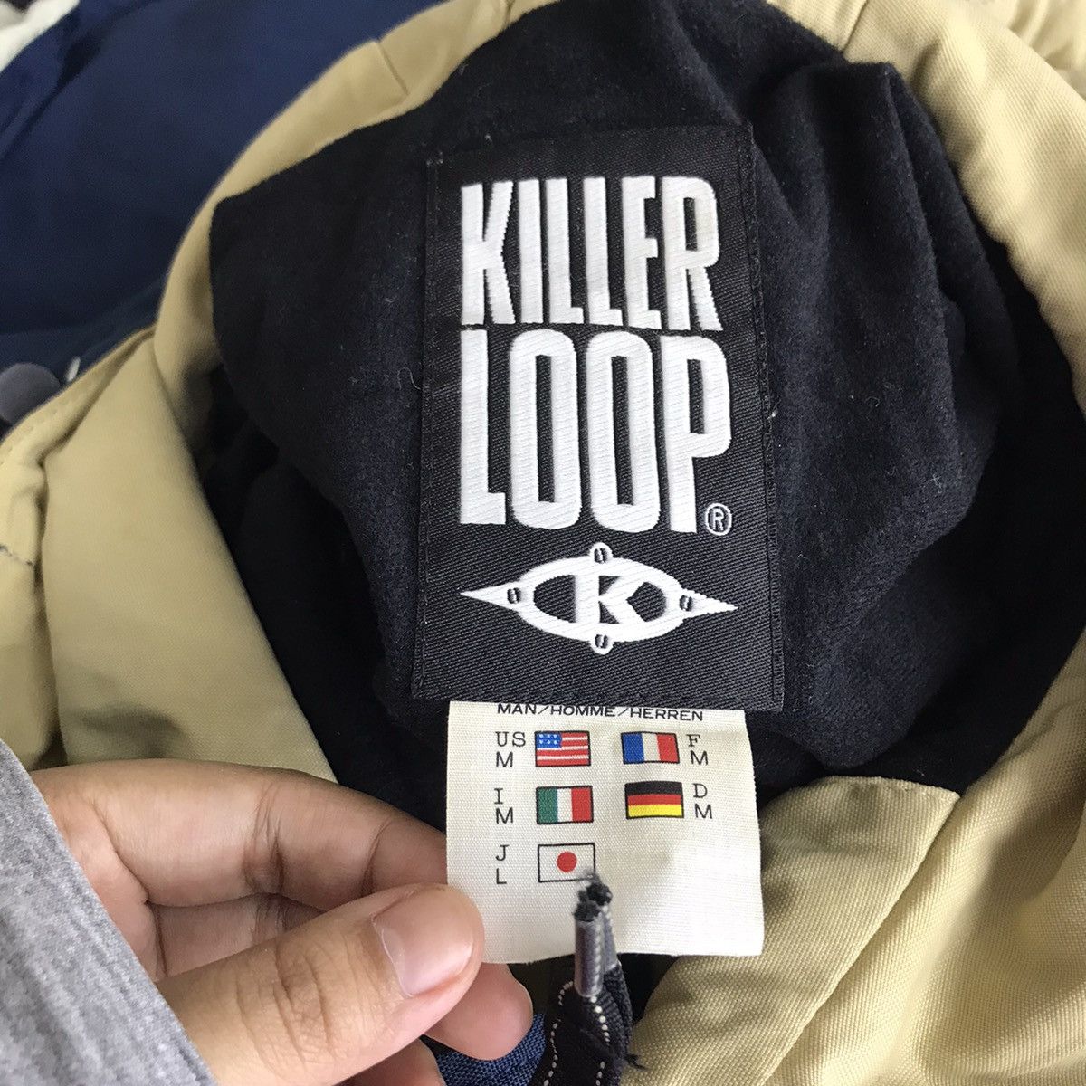 Vintage KILLER LOOP Ski Winter Skate Blue Bomber Jacket Size US L / EU 52-54 / 3 - 5 Thumbnail