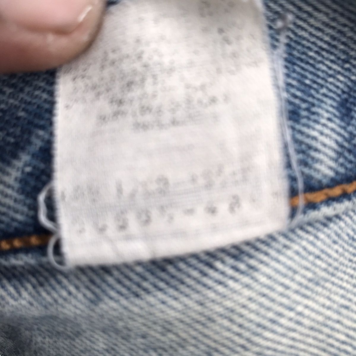 Levi's Vintage 90s Levis 505 Repaired Patchwork Denim Jeans Cobain Size US 36 / EU 52 - 20 Thumbnail