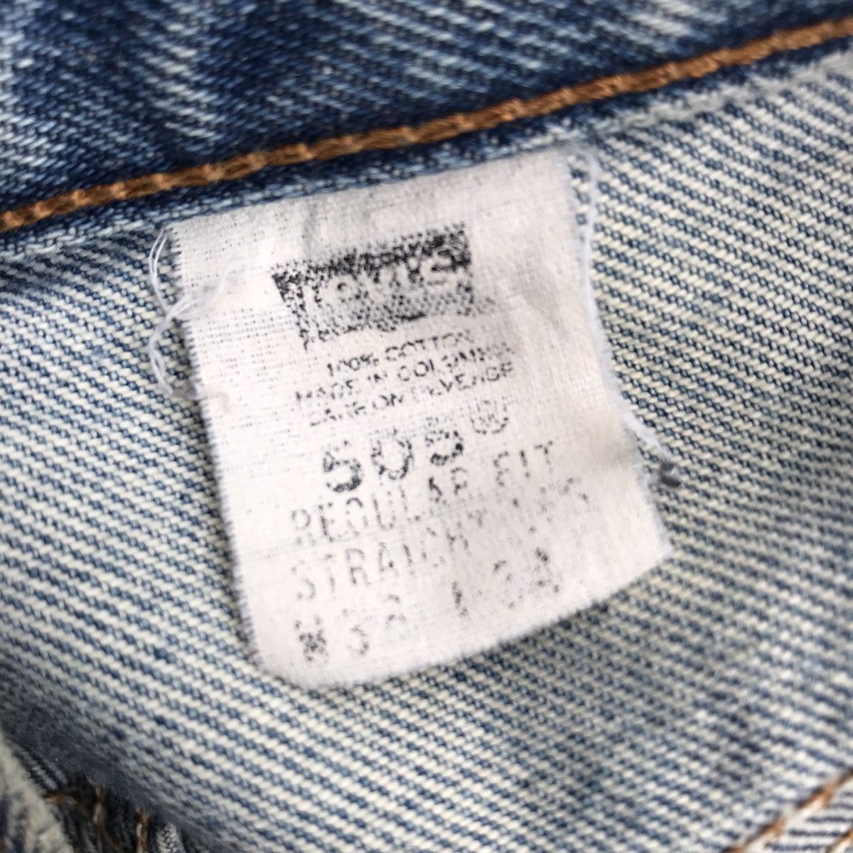 Levi's Vintage 90s Levis 505 Repaired Patchwork Denim Jeans Cobain Size US 36 / EU 52 - 19 Thumbnail