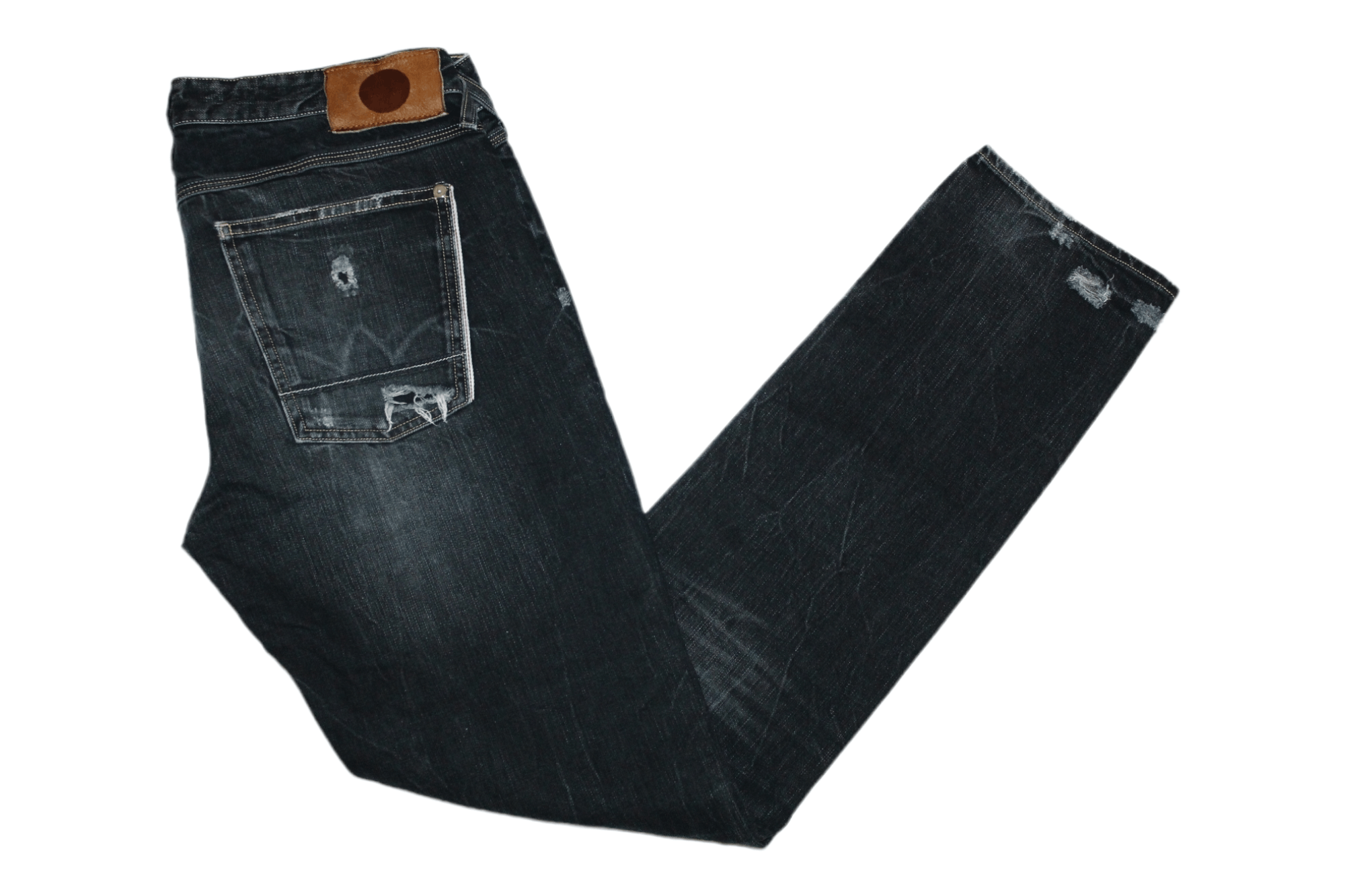 Japan Rags Patchwork Destructive Punk Jeans Visvim Style