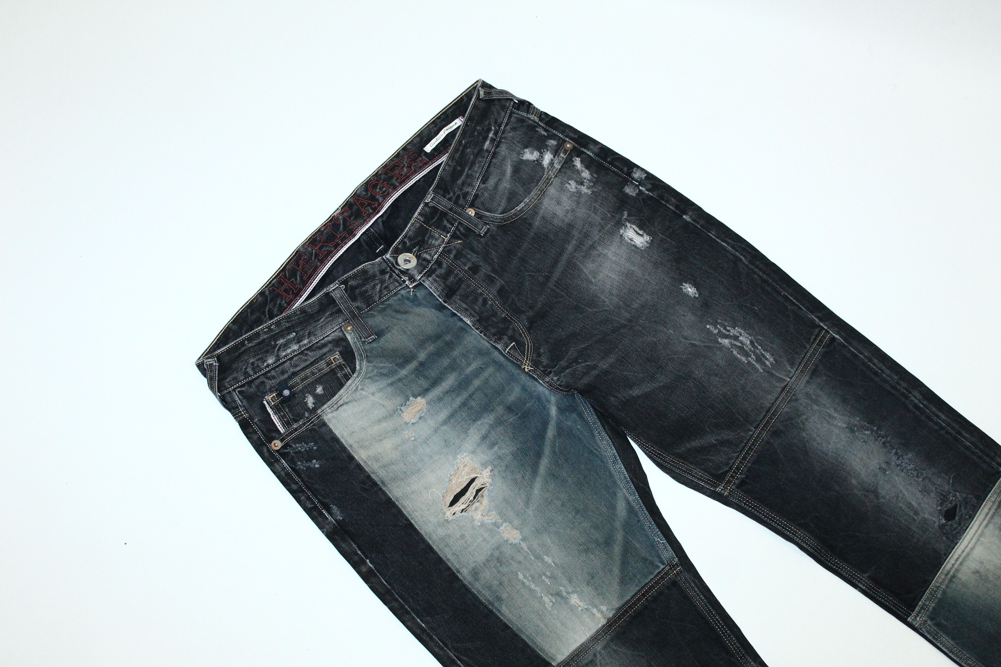 Japan Rags Japan Rags Patchwork Destructive Punk Jeans Visvim Style Size US 34 / EU 50 - 4 Thumbnail