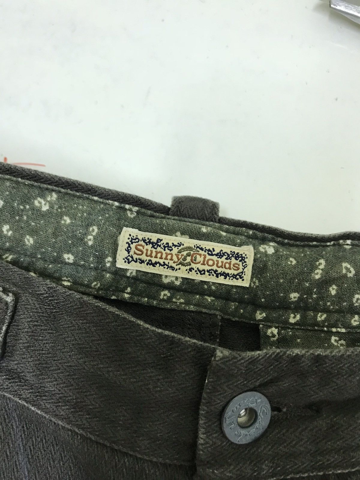 Japanese Brand Japan Brand Sunny Clouds Cargo Pant Baggy Wide Herringbones Size US 32 / EU 48 - 10 Thumbnail