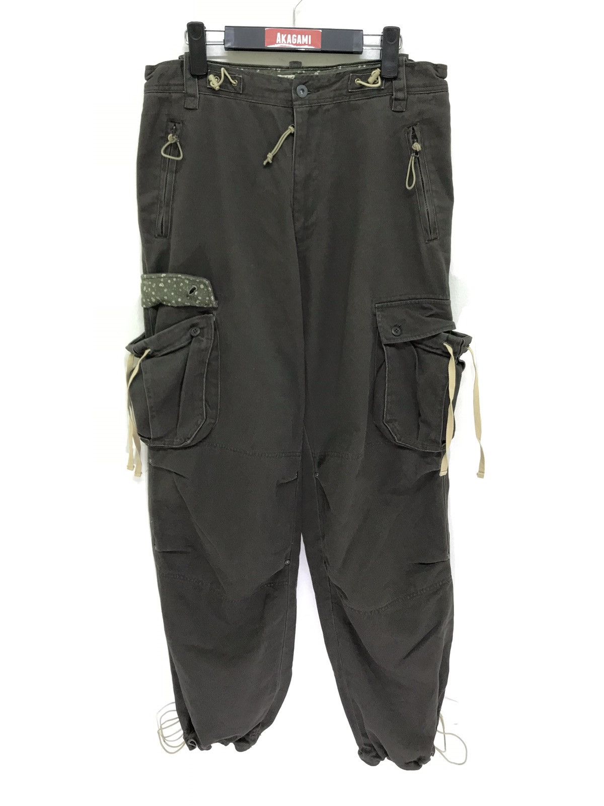 Japanese Brand Japan Brand Sunny Clouds Cargo Pant Baggy Wide Herringbones Size US 32 / EU 48 - 1 Thumbnail