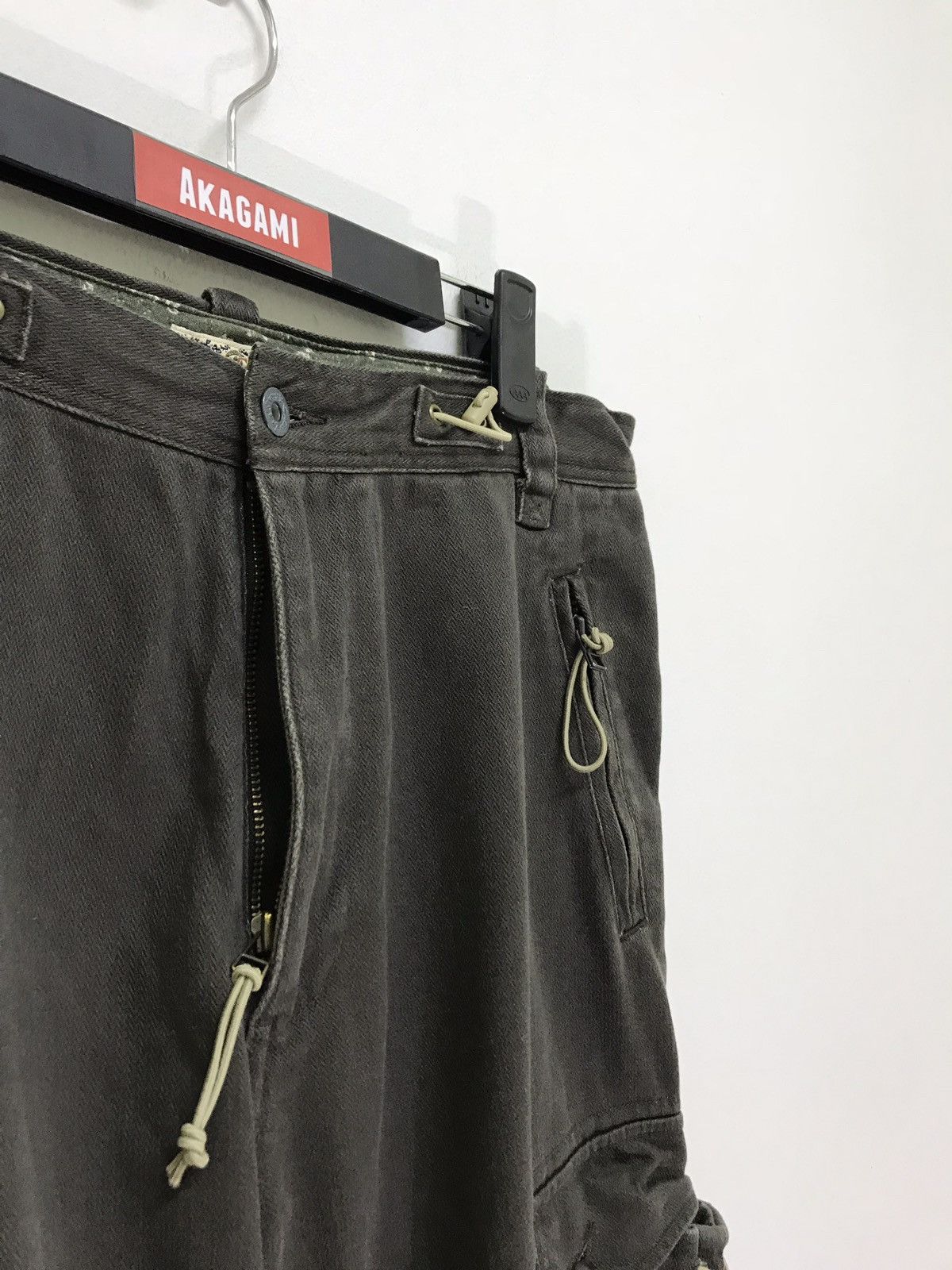 Japanese Brand Japan Brand Sunny Clouds Cargo Pant Baggy Wide Herringbones Size US 32 / EU 48 - 7 Thumbnail