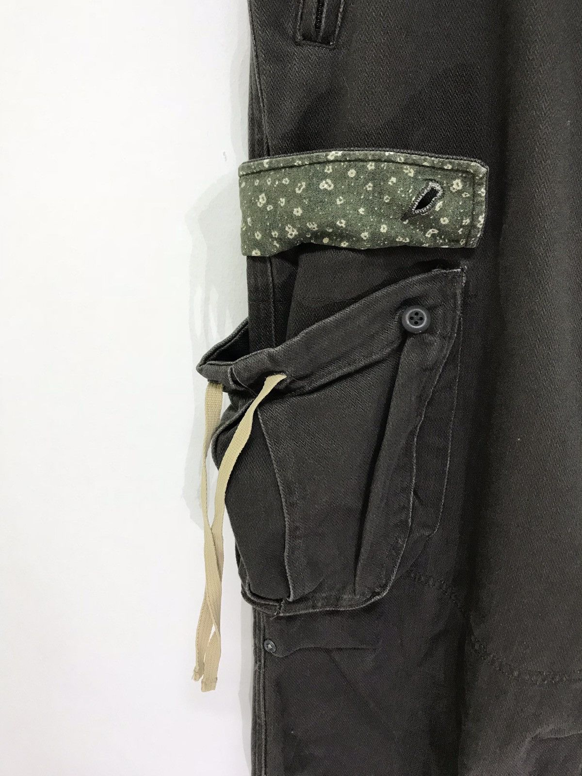 Japanese Brand Japan Brand Sunny Clouds Cargo Pant Baggy Wide Herringbones Size US 32 / EU 48 - 6 Thumbnail