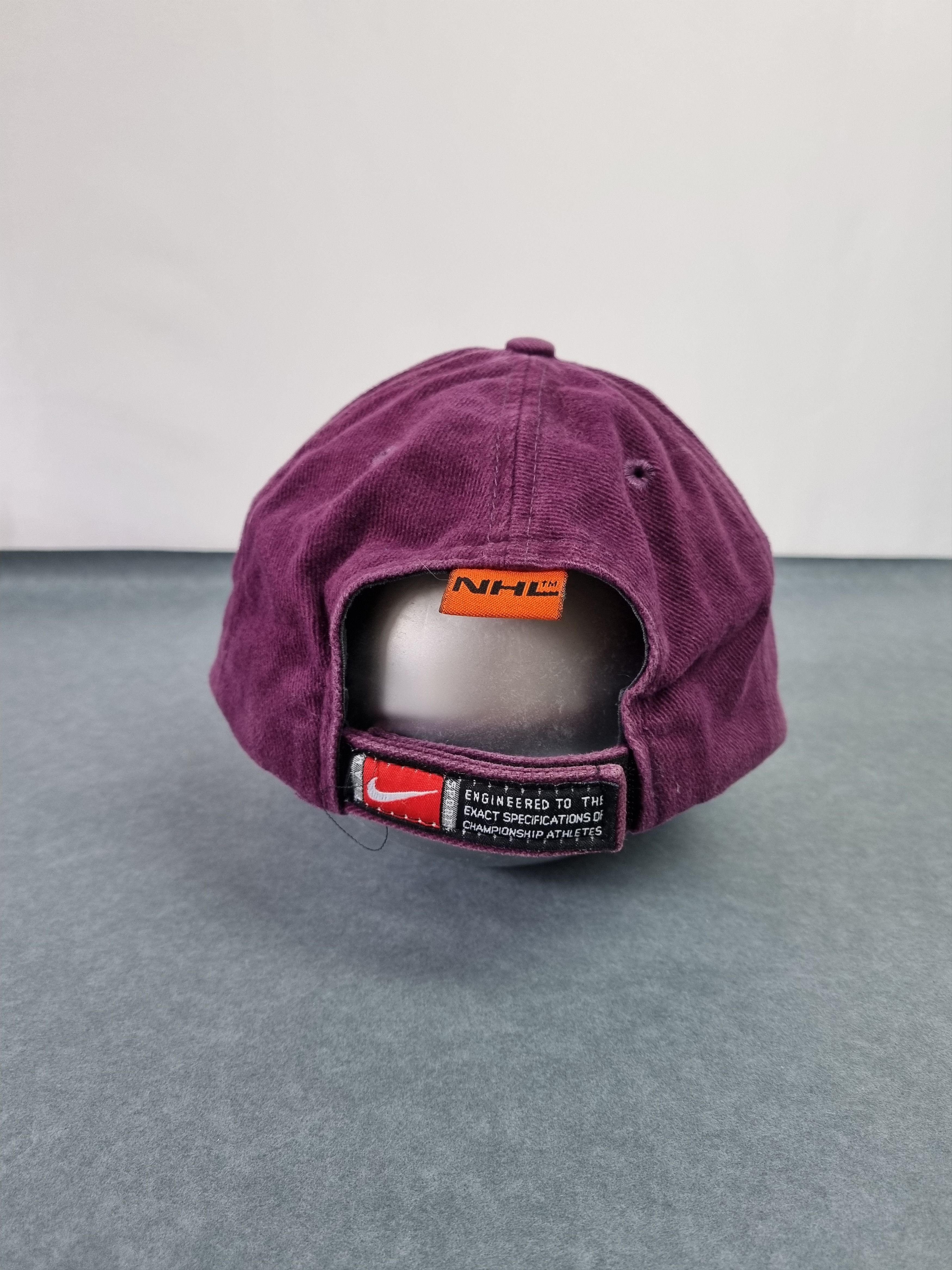NHL × Nike × Vintage 🏒 90s Nike NHL Hockey Embroidery logo Vintage Cap Size ONE SIZE - 8 Thumbnail