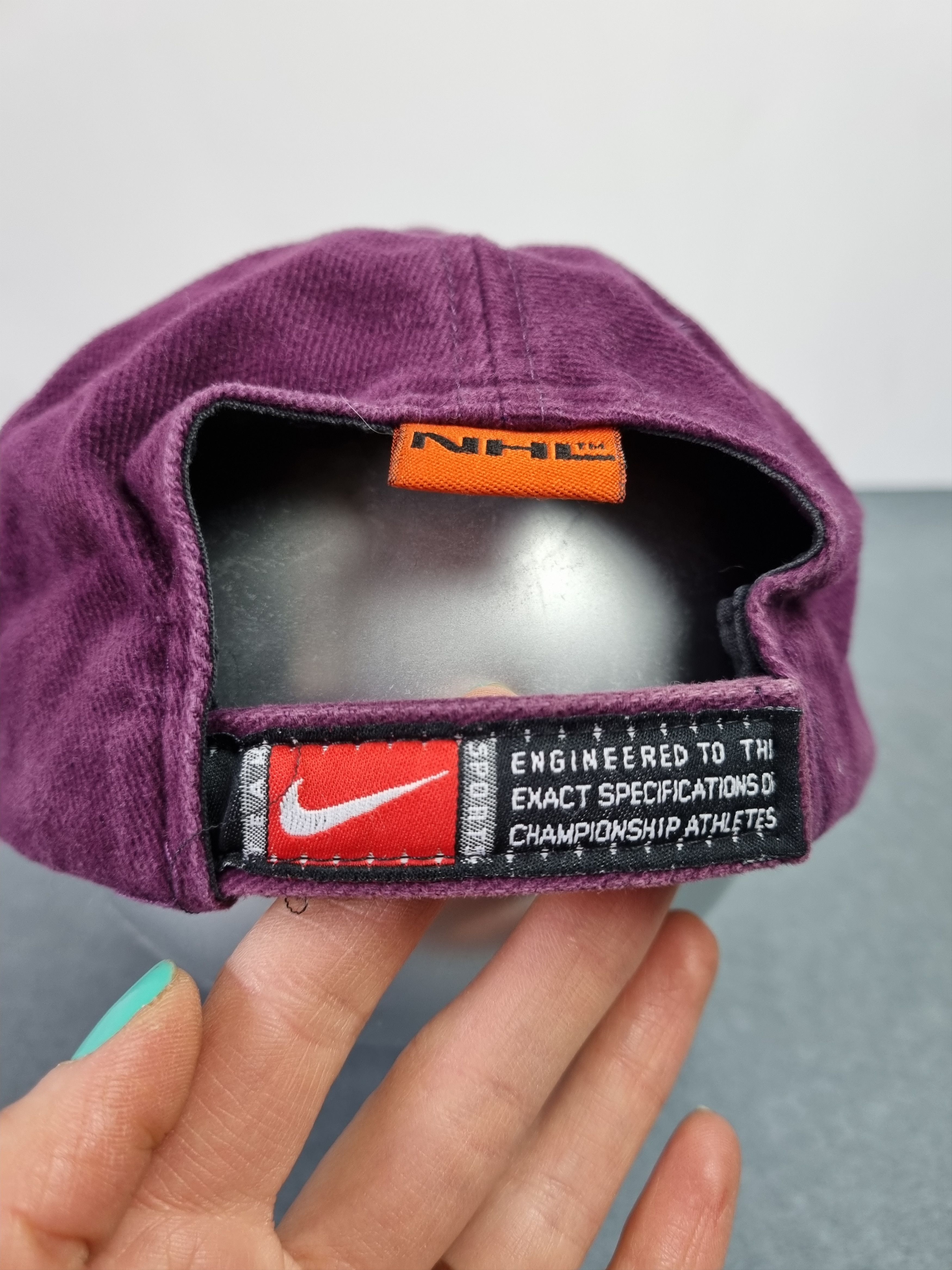 NHL × Nike × Vintage 🏒 90s Nike NHL Hockey Embroidery logo Vintage Cap Size ONE SIZE - 9 Thumbnail