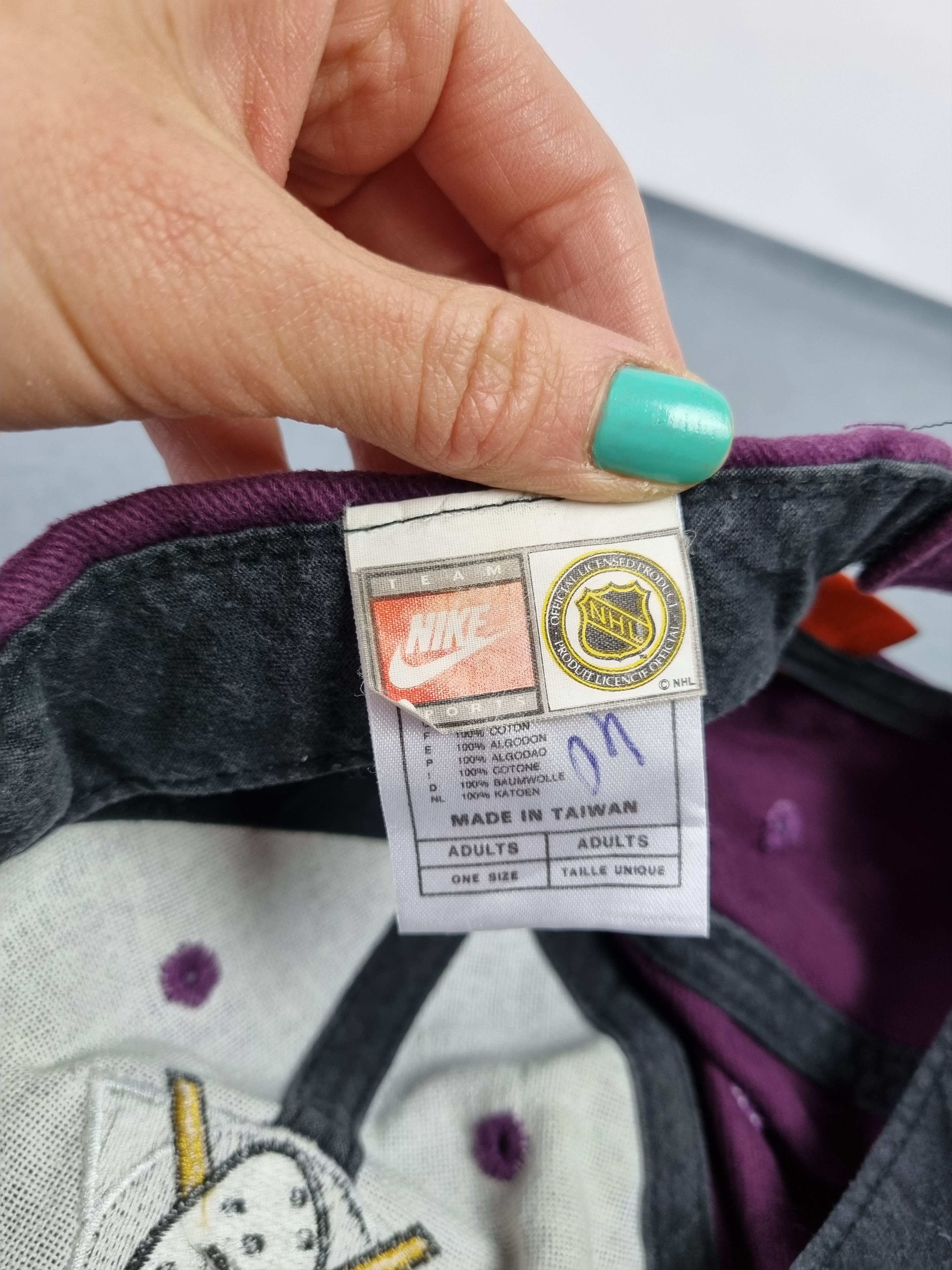 NHL × Nike × Vintage 🏒 90s Nike NHL Hockey Embroidery logo Vintage Cap Size ONE SIZE - 7 Thumbnail