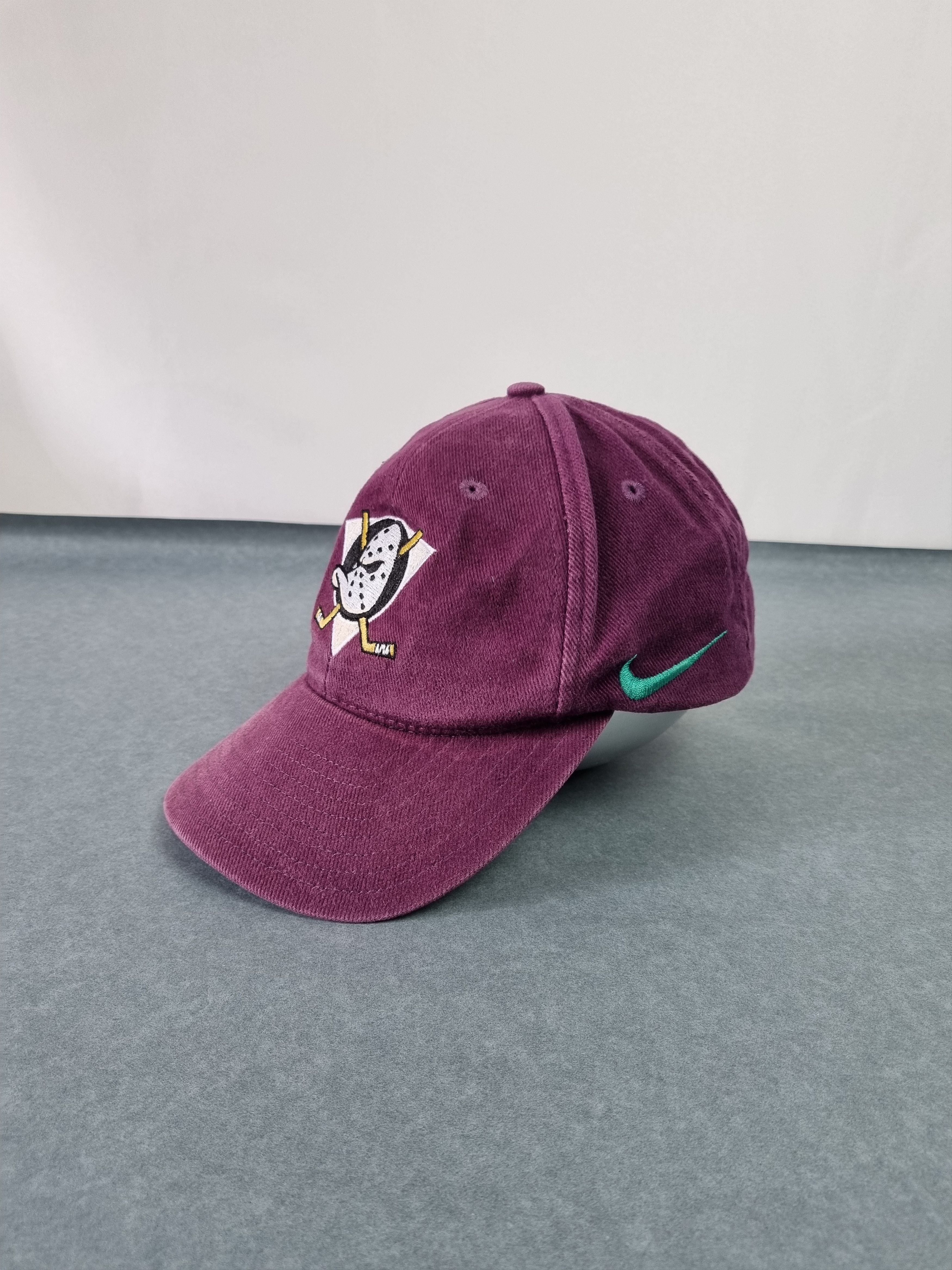 NHL × Nike × Vintage 🏒 90s Nike NHL Hockey Embroidery logo Vintage Cap Size ONE SIZE - 3 Thumbnail