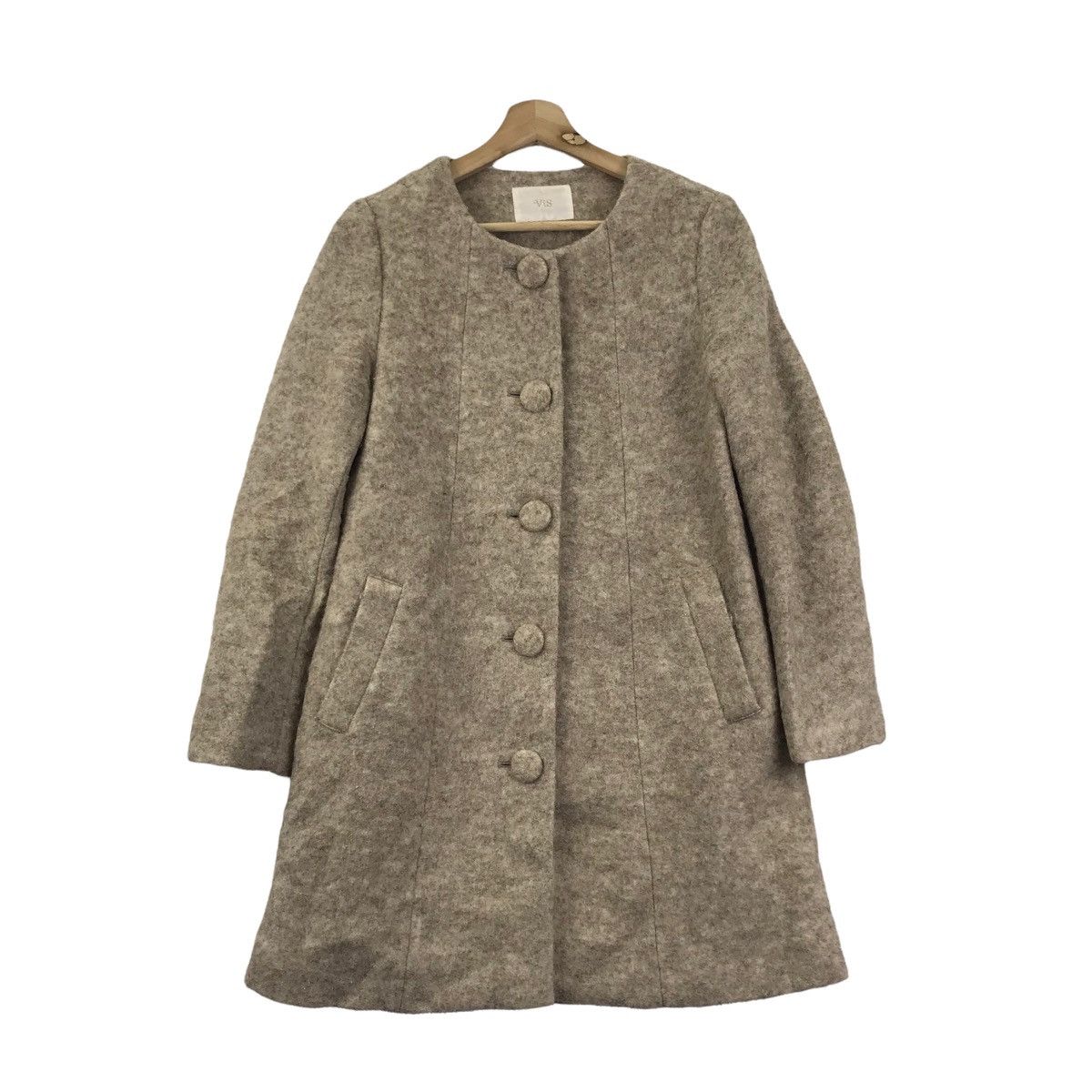 Japanese Brand VIS Japanese Brand Beige Parka Coat Jacket Size US XS / EU 42 / 0 - 1 Thumbnail